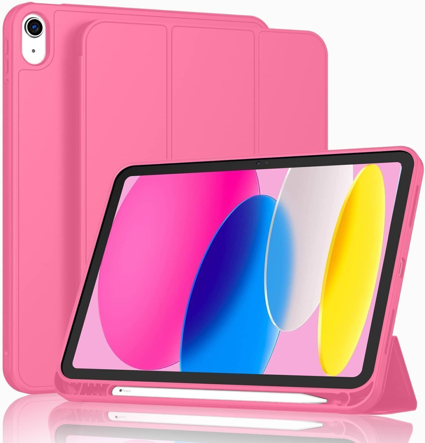 Proelite Flip Cover for iPad (A16) 11th/10th Gen (2025/2022) [Auto Sleep/Wake Cover] [Soft Flexible Case]