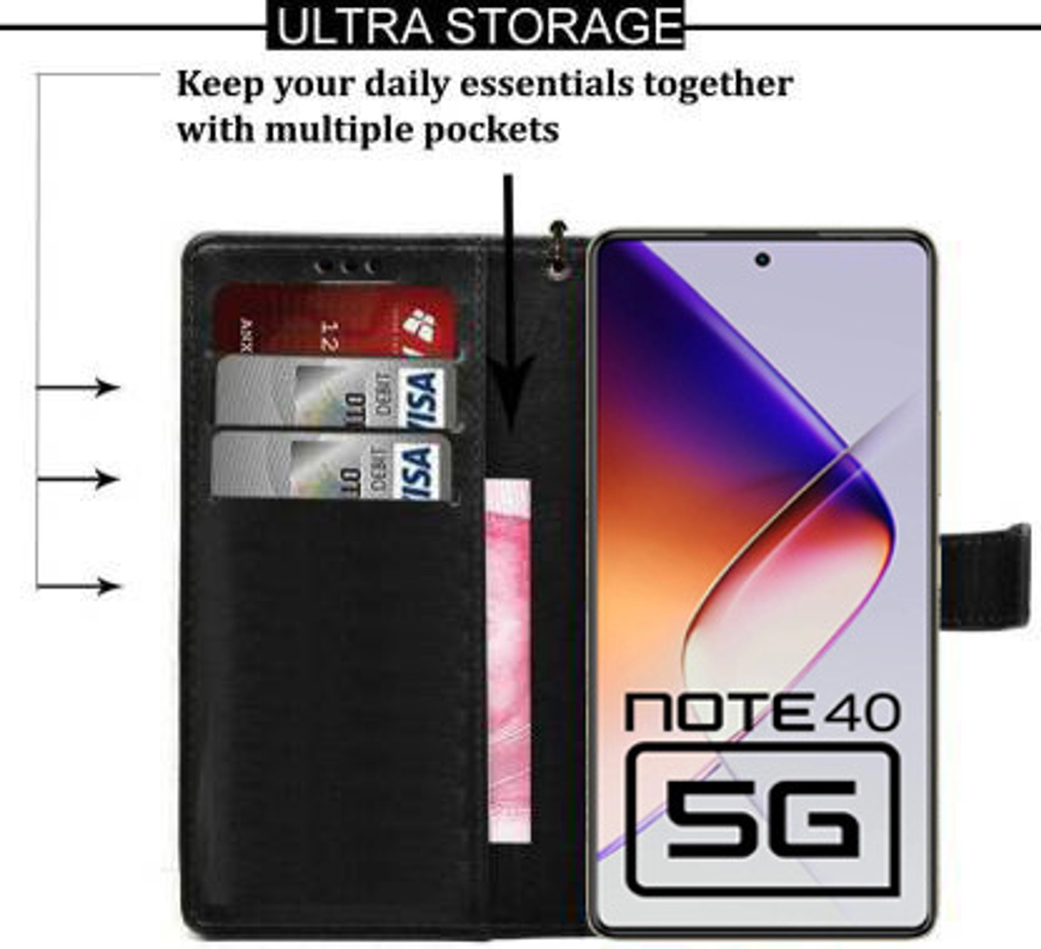Image of Mashgul Flip Cover for Infinix Note 40 5G