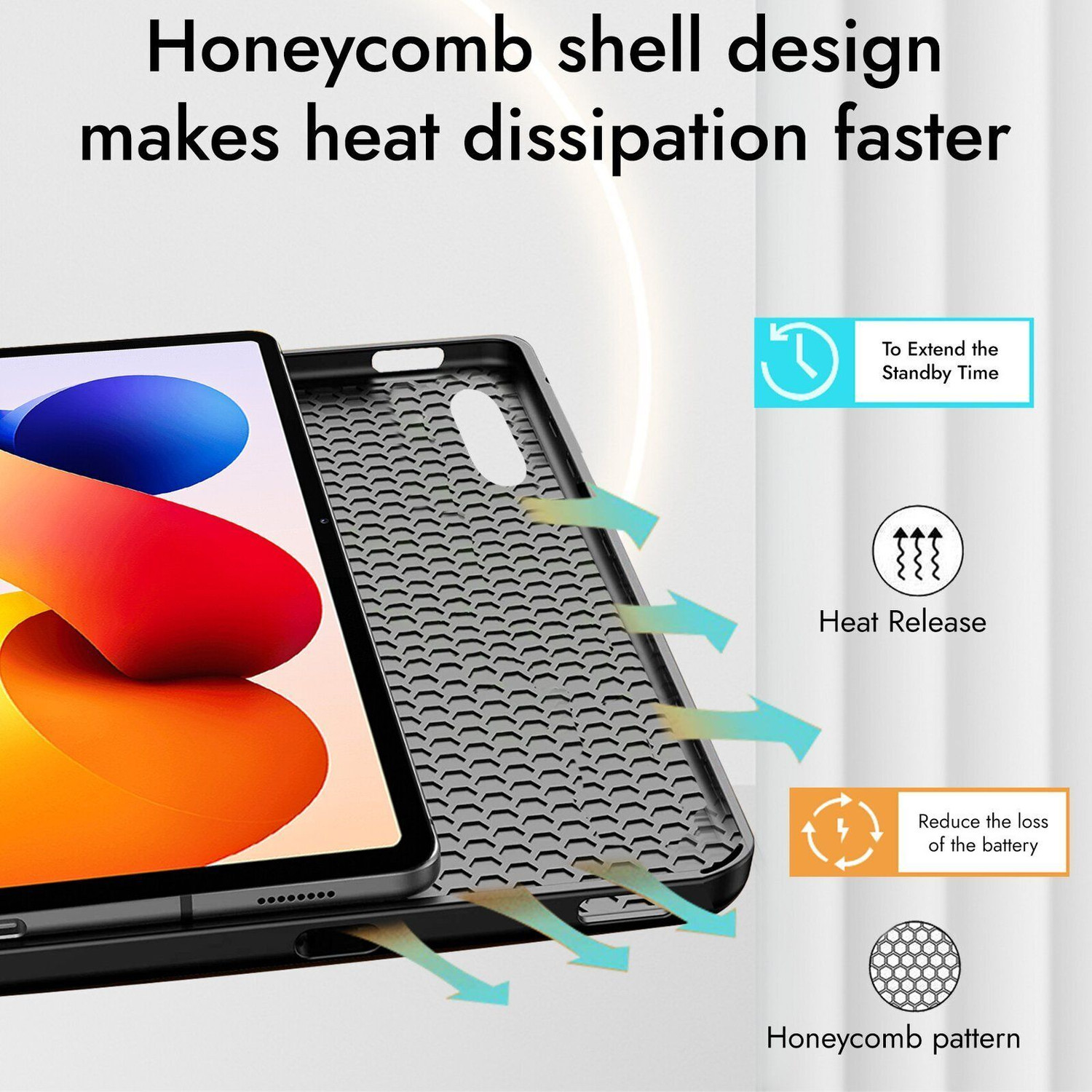 Image of ROBUSTRION Flip Cover for Redmi Pad 2 Pro 12.1 inch, Redmi Pad 2 Pro 5G 12.1 inch