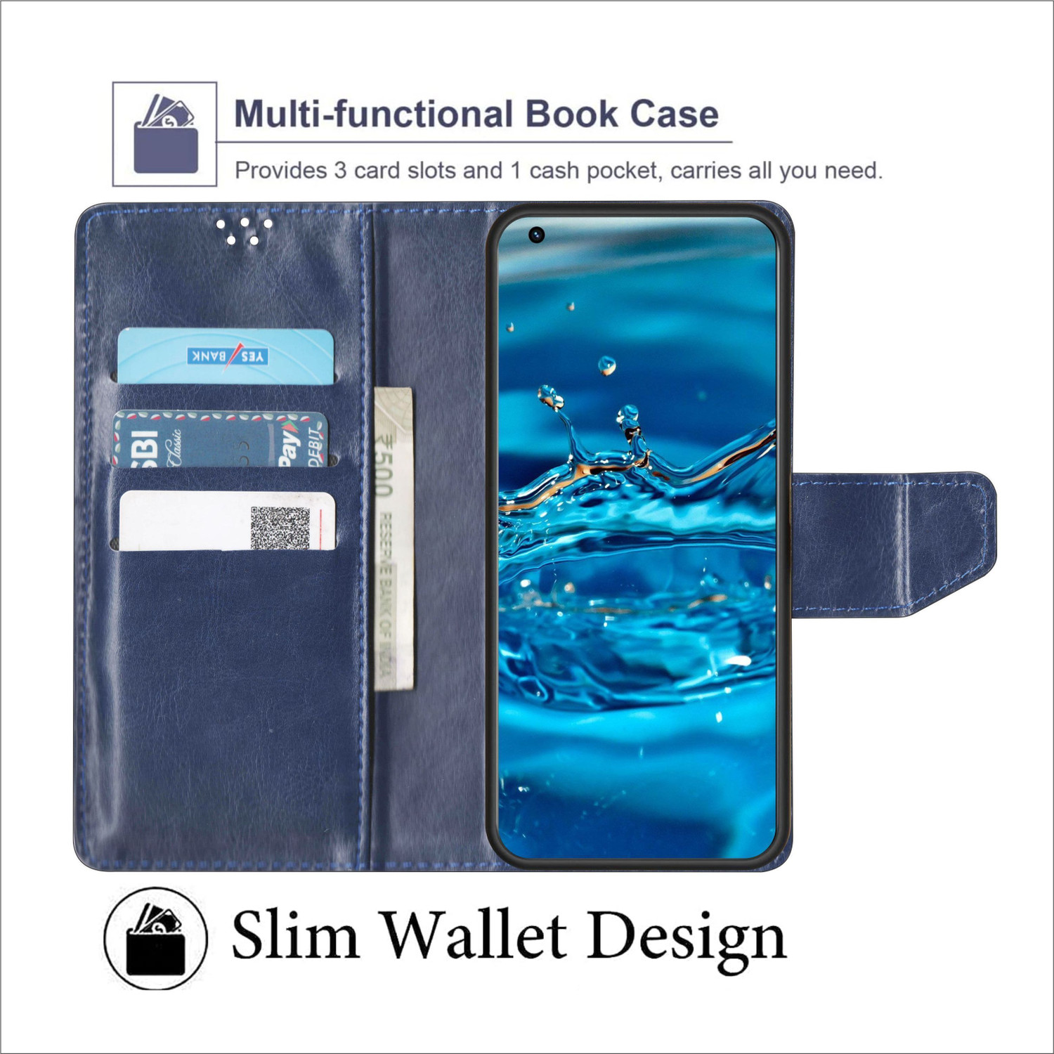 Image of SBMS Flip Cover for Tecno CAMON iSKY3 Back Cover Case with Magnatic Closure