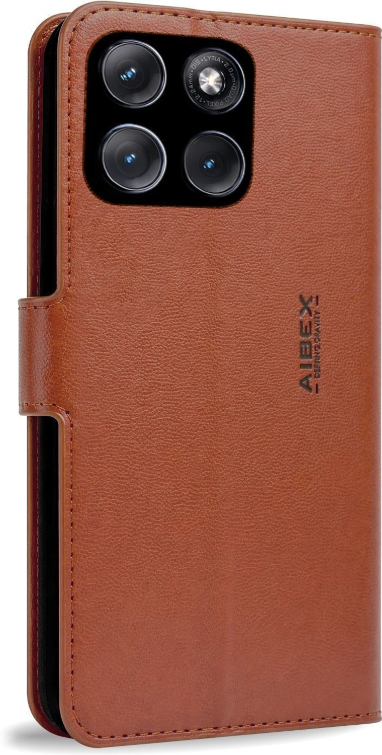 Image of AIBEX Flip Cover for Motorola Edge 70 Fusion 5G| Magnetic Wallet Case with Card Slots | Shockproof
