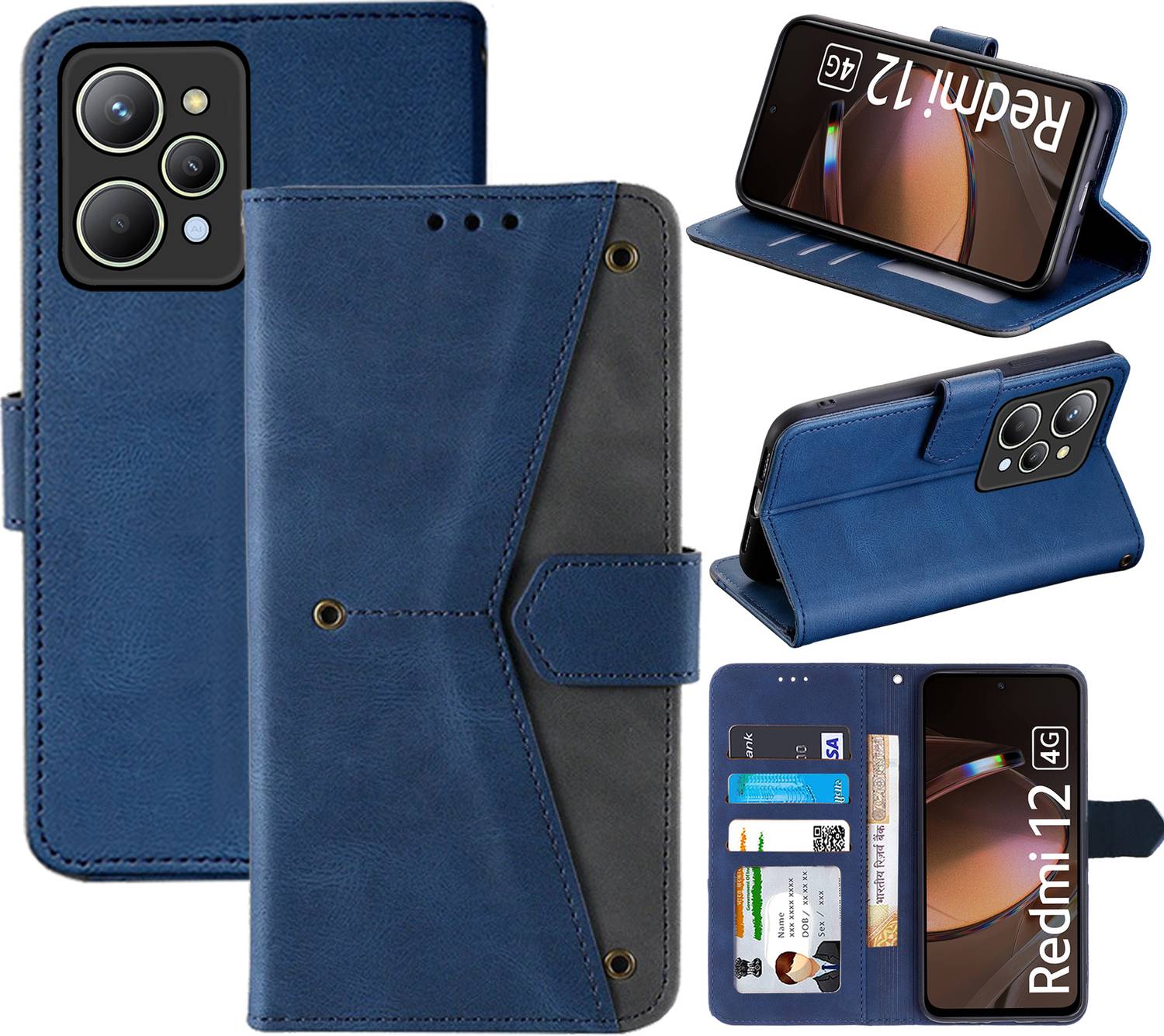 Autofocus Flip Cover for Redmi 12 4G