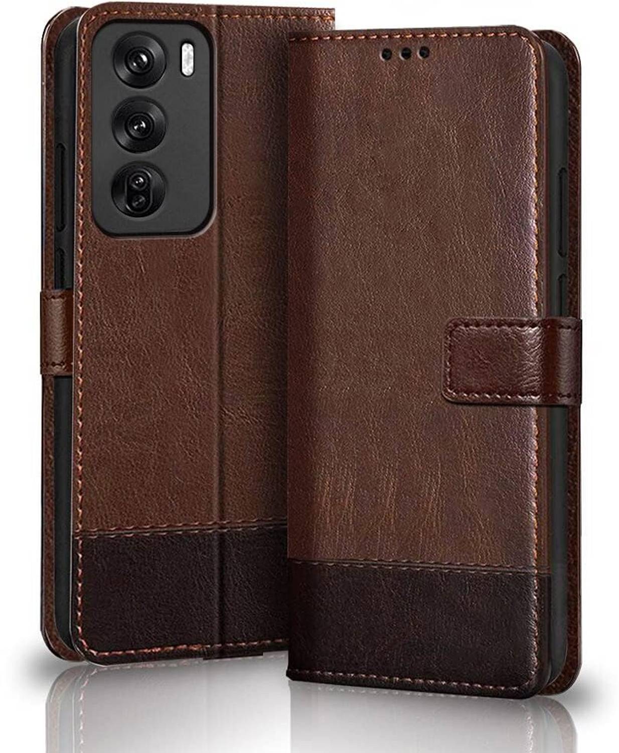 KOUYI Cover per Oppo Realme 12 PRO/Realme 12 PRO+, Custodia Portafoglio,Cover Libro,Pelle Flip/Folio Case con [Funzione di Supporto] [3-Scheda Slot] [ Magnetica] Antiurto (Nero