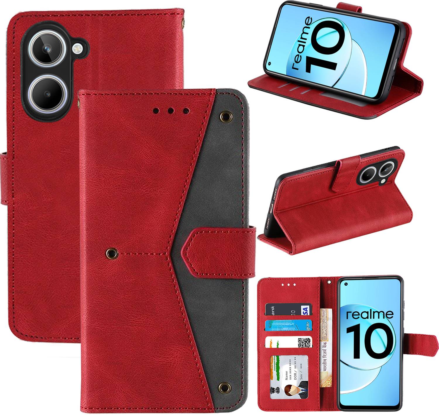 Autofocus Flip Cover for Realme 10, Realme 10 4G