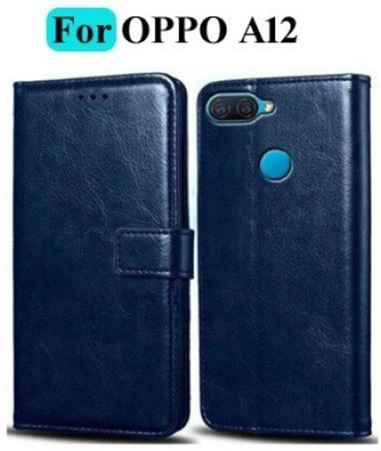 Aarov Flip Cover for Oppo A12