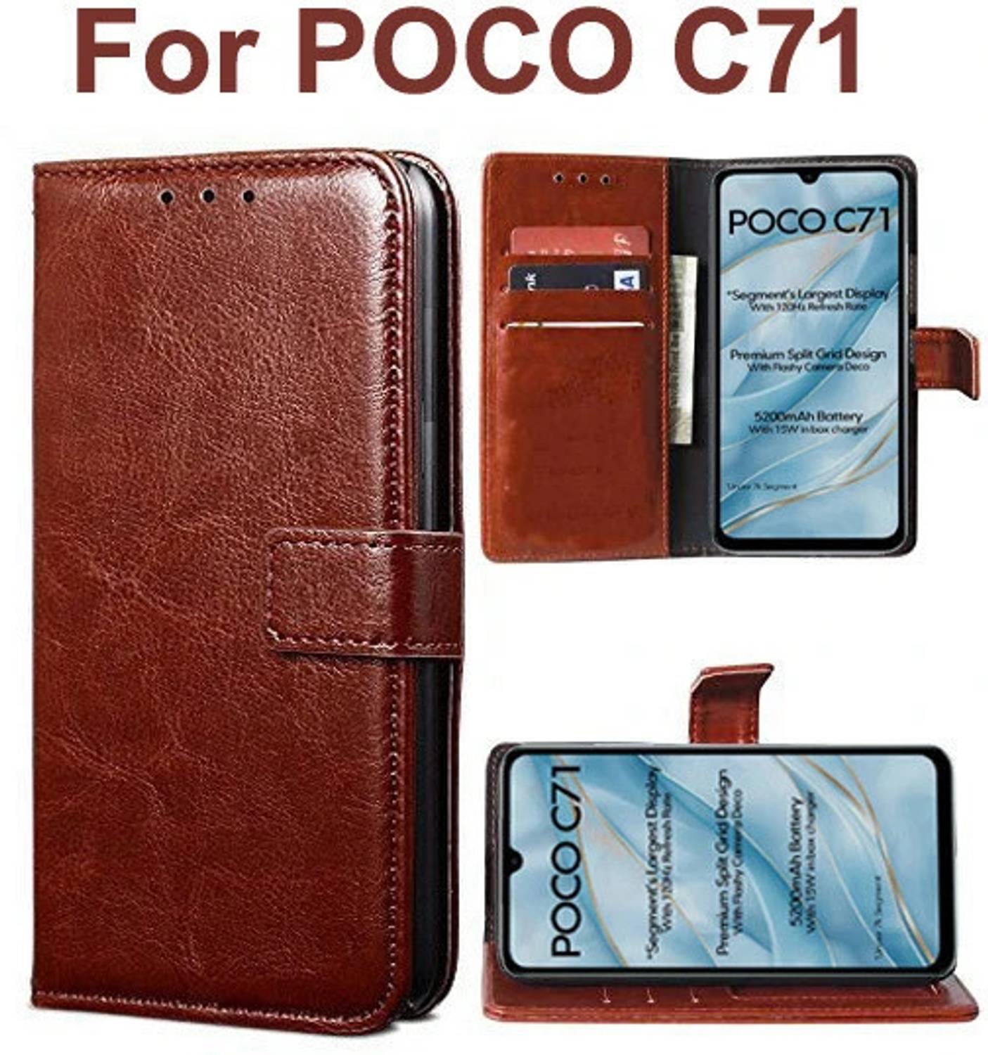 Carnage Flip Cover for POCO C71