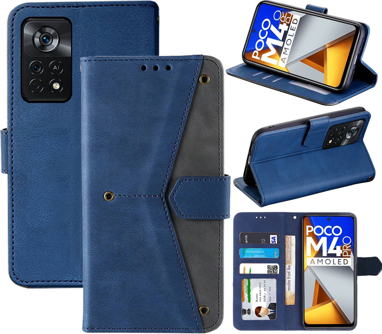 Autofocus Flip Cover for Poco M4 Pro