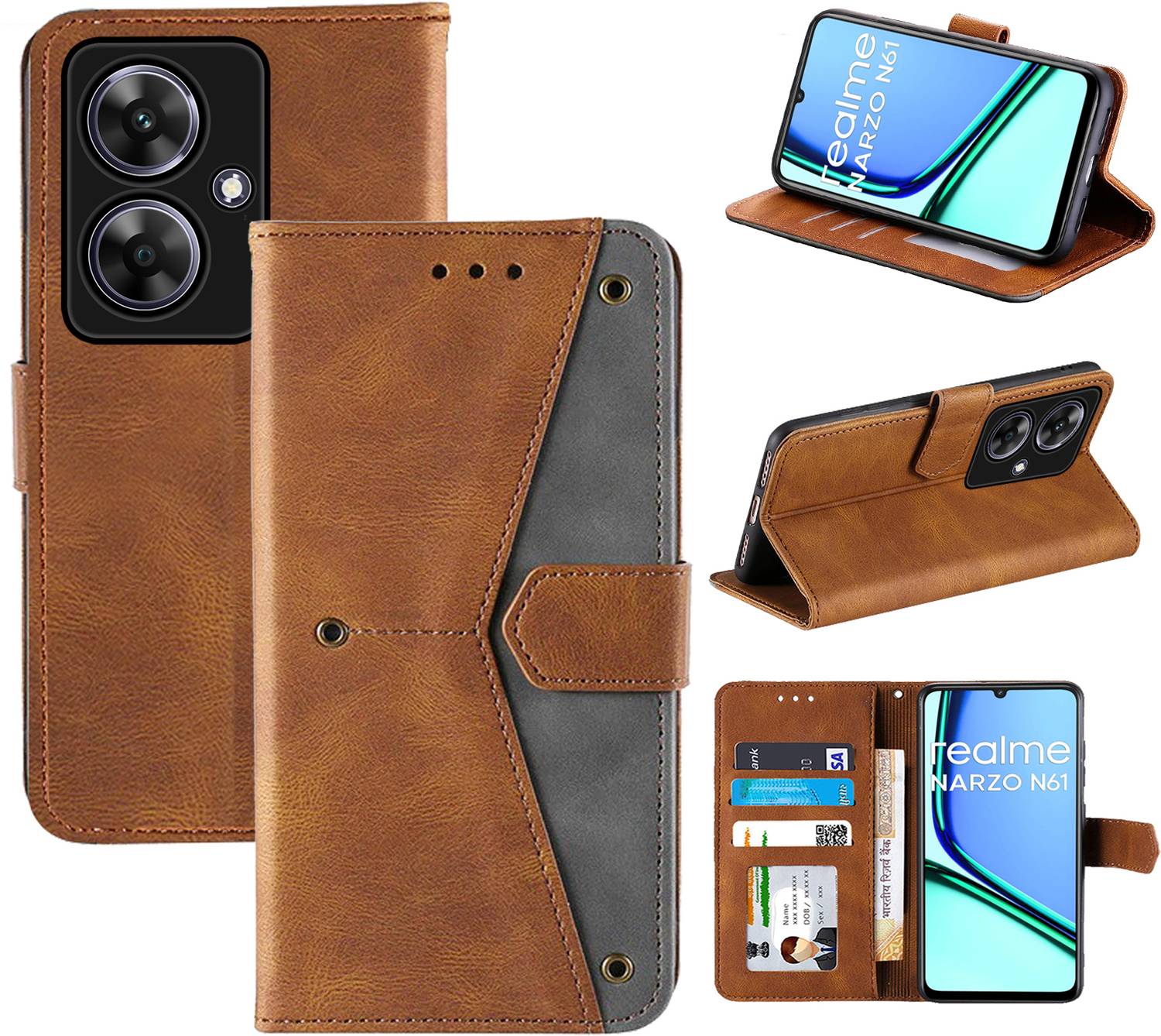 Autofocus Flip Cover for Realme Narzo N61