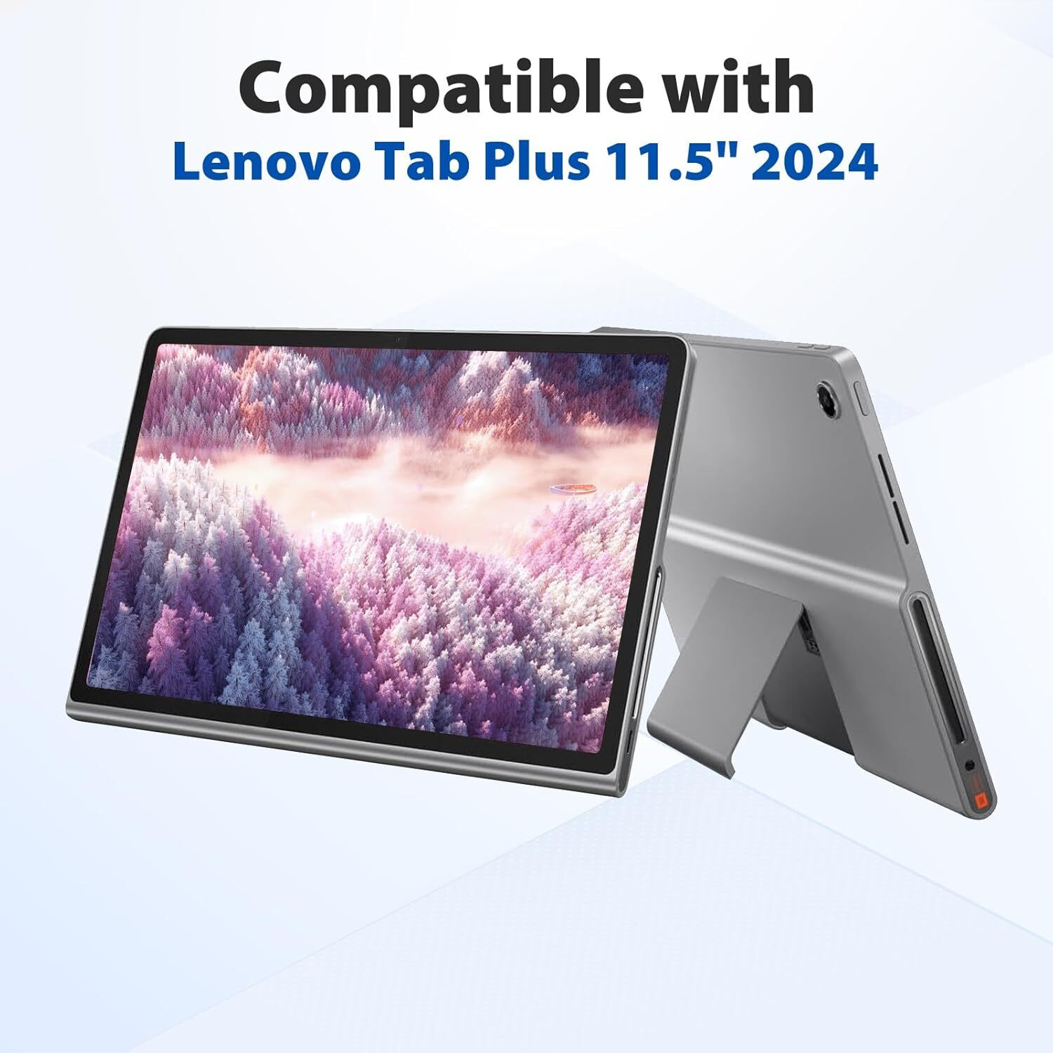 Image of AGEIS Flip Cover for Lenovo Tab Plus 11.5 inches 2024 (Black, Shock Proof, Pack of: 1)