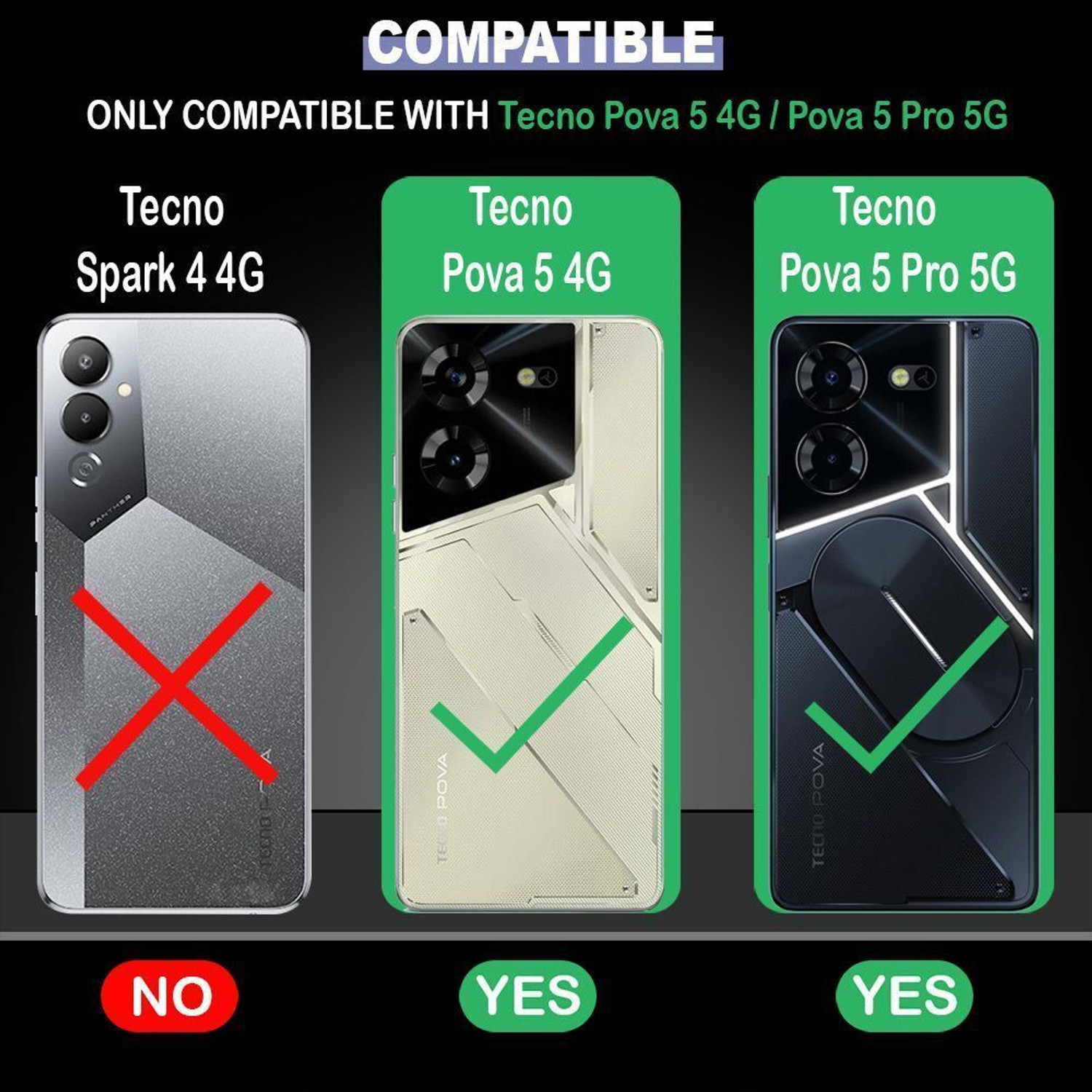 Image of Flipkart SmartBuy Flip Cover for Tecno Pova 5 Pro 5G
