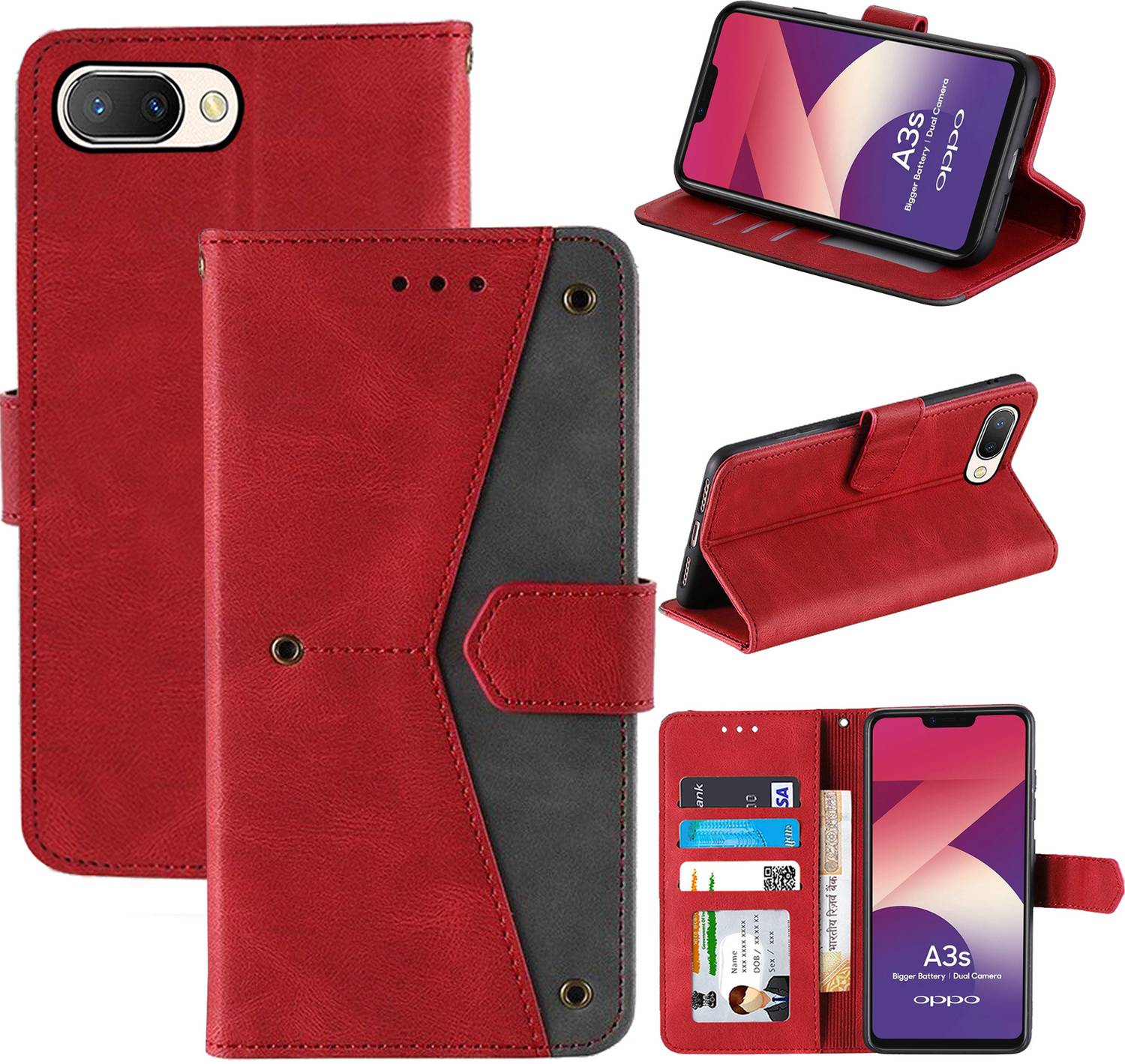 Autofocus Flip Cover for Oppo A3s