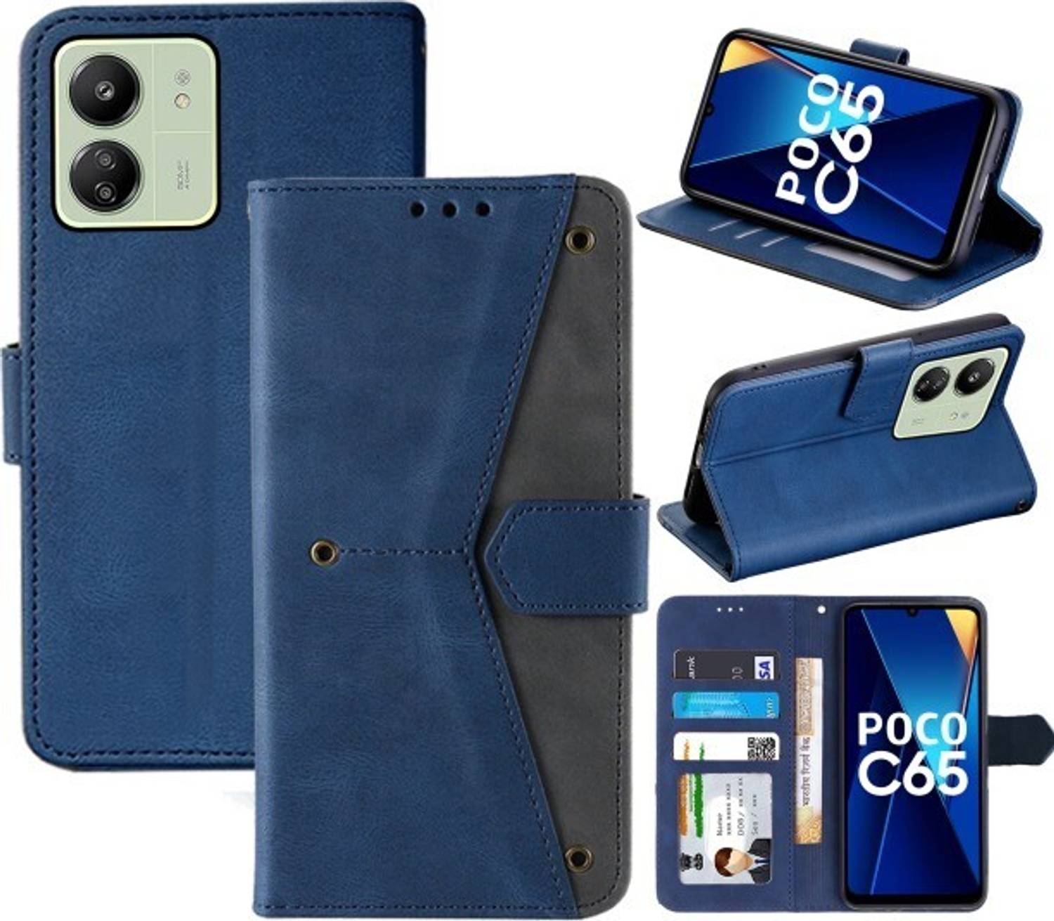 Aarov Flip Cover for POCO C65