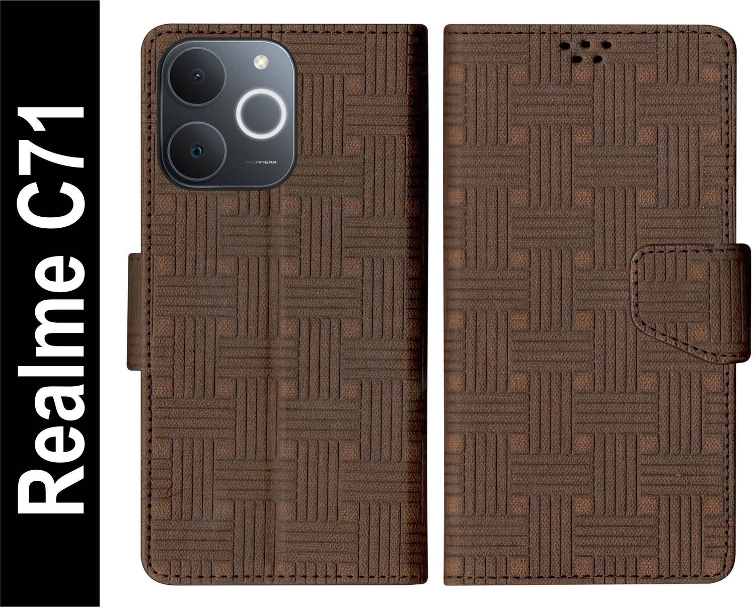 SBMS Flip Cover for Realme C71 Back Cover Case with Magnatic