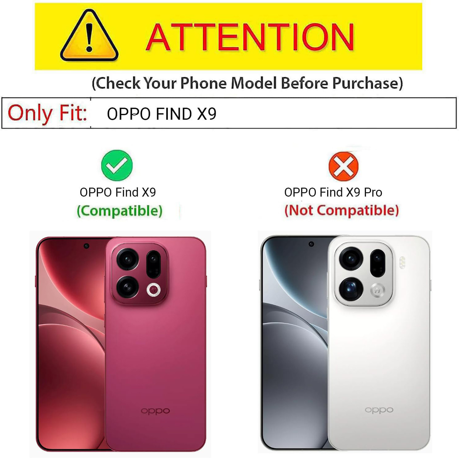 Image of Kapa Back Cover for Oppo Find X9