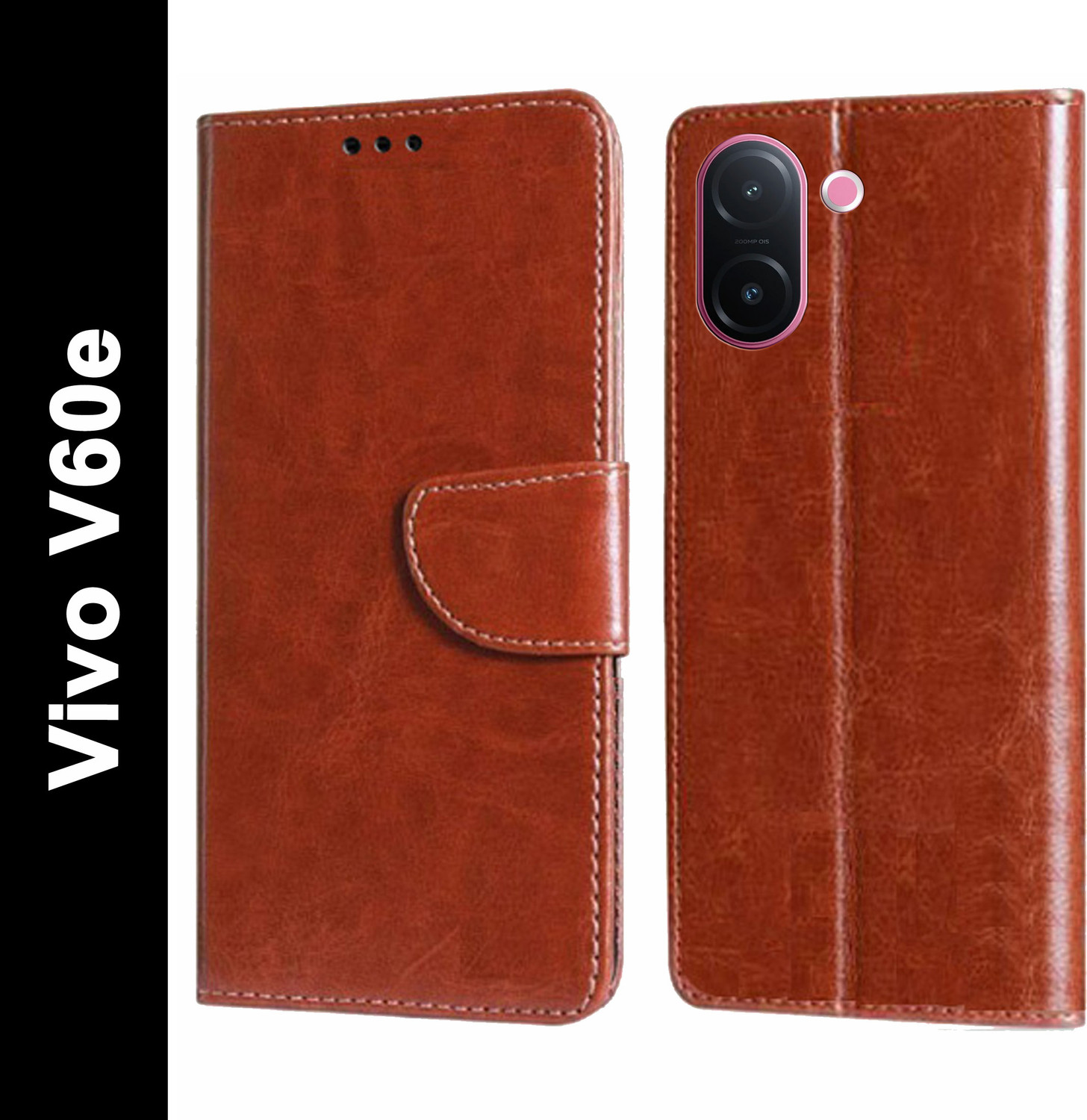 Image of Wristlet Flip Cover for Vivo V60e