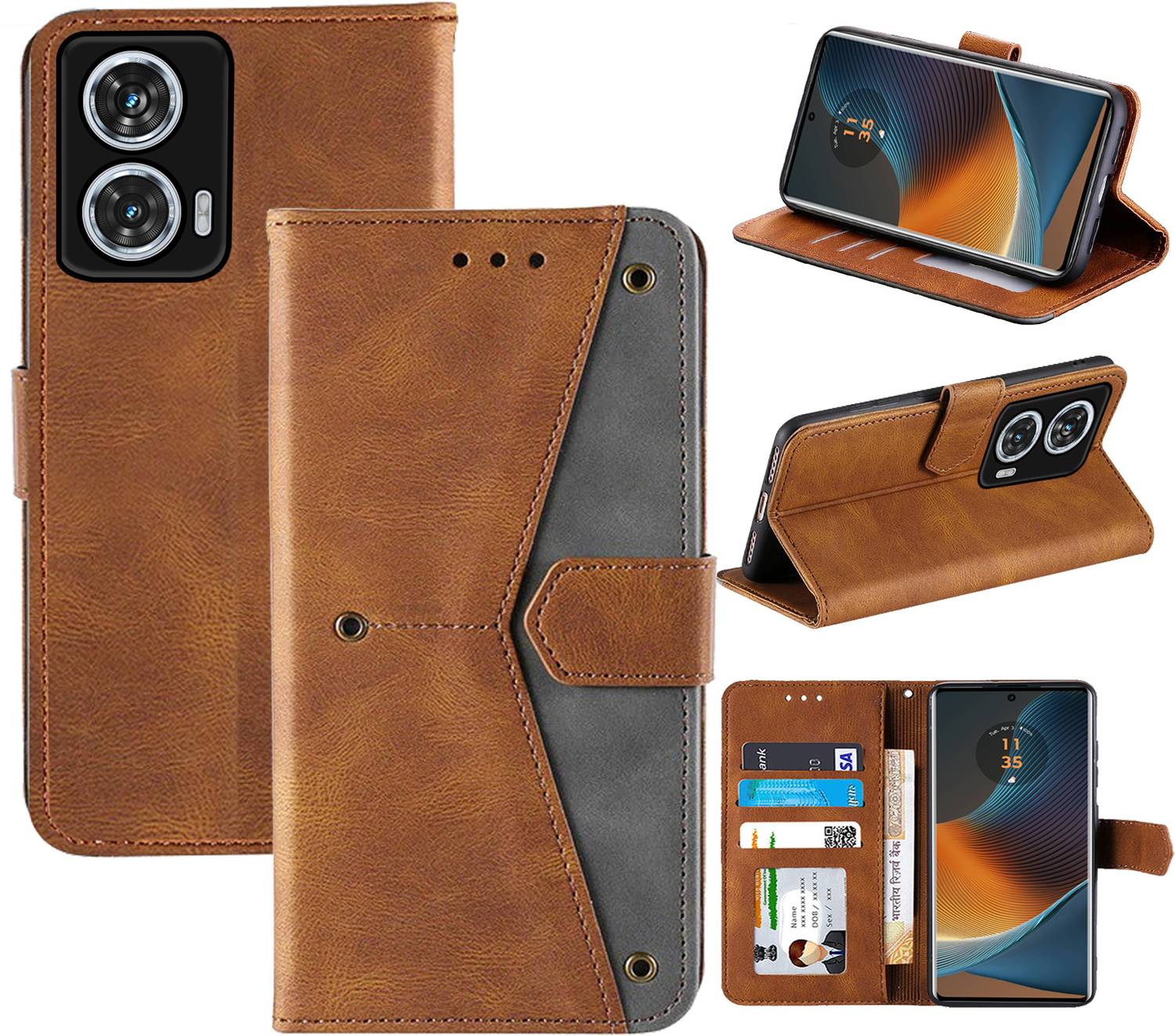 Autofocus Flip Cover for Moto Edge 50 Fusion