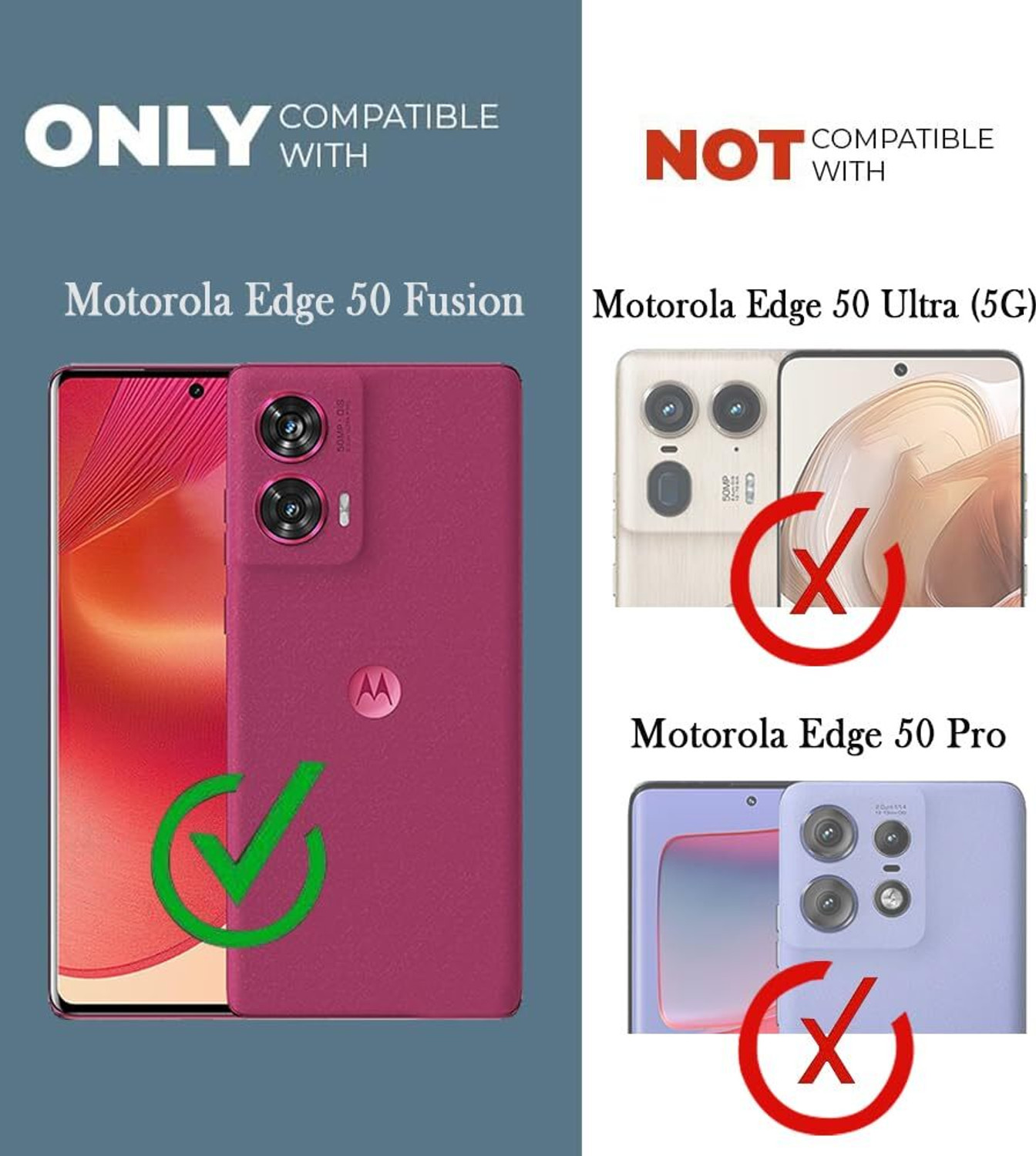 Image of BLACK LOVIES Back Cover for MOTOROLA Edge 50 Fusion, MOTOROLA Edge 50 Fusion