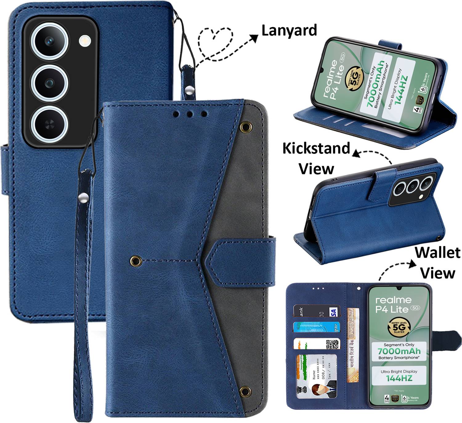 Autofocus Flip Cover for Realme P4 Lite 5G