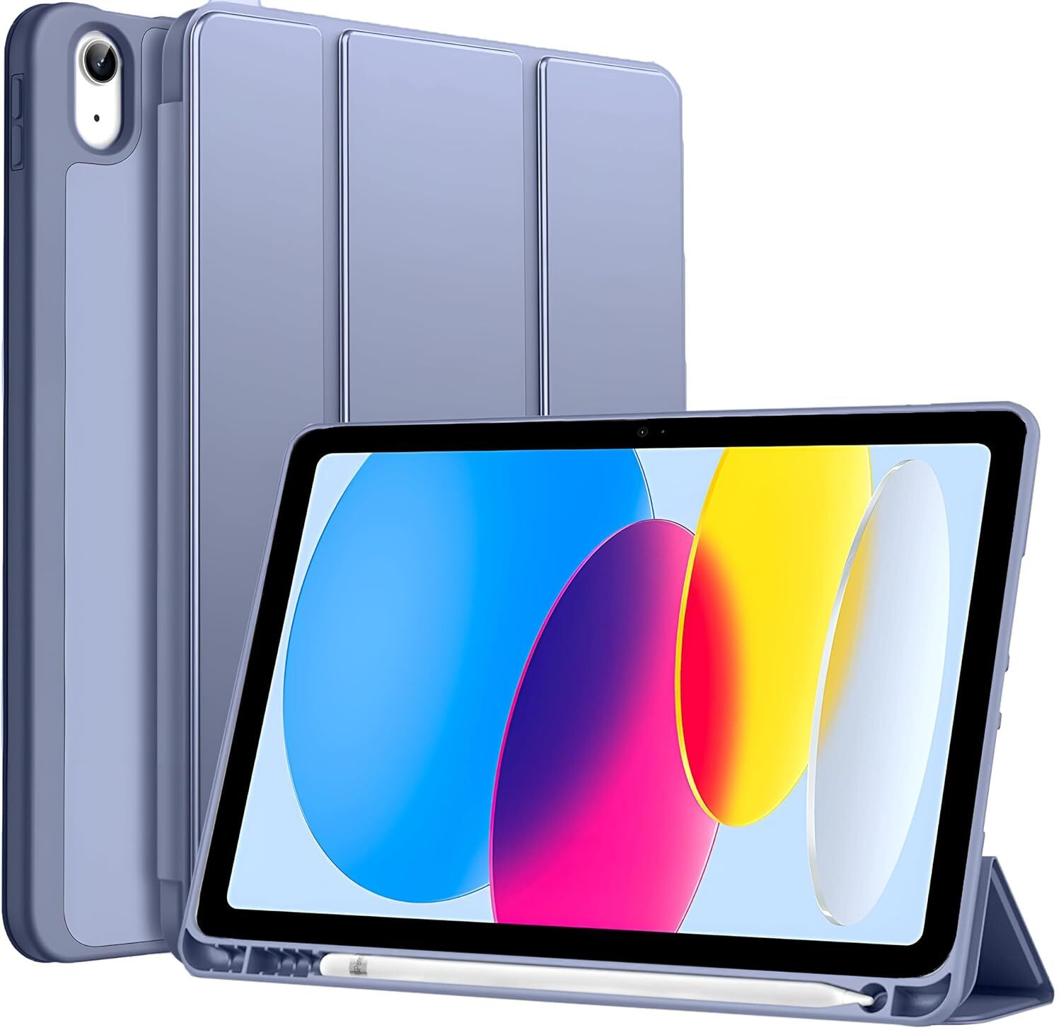 Image of AGEIS Flip Cover for Apple iPad (A16) 11th Gen 11 inch 2025 / 10th Generation 10.9 inch 2022 (Purple, Shock Proof, Pack of: 1)