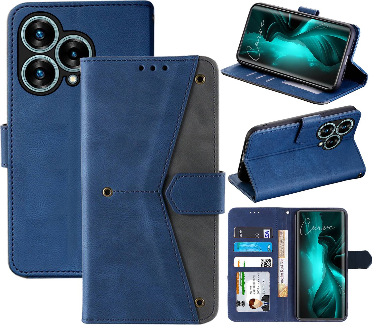 Autofocus Flip Cover for Lava Blaze Curve 5G