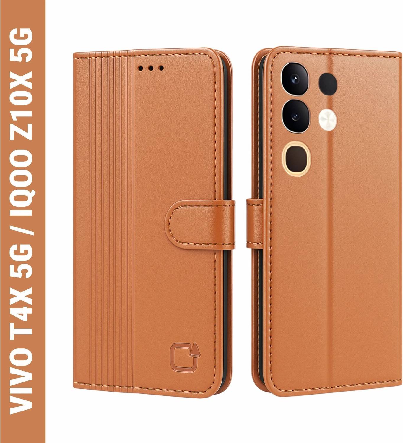 AIBEX Flip Cover for Vivo Y31 Pro 5G / IQOO Z10X 5G / Vivo T4X 5G|Inbuilt Wallet & Card Slots|Premium Leather