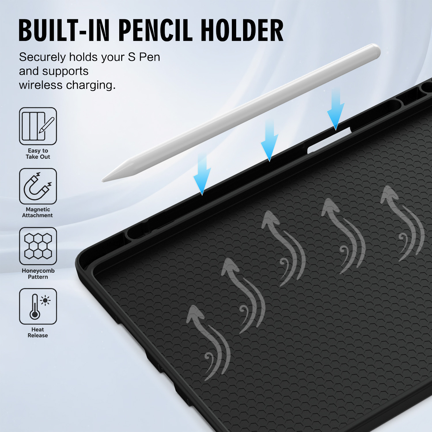 Image of KartV Flip Cover for Motorola Pad 60 Neo 5G 11 inch inch (2025) (Black, Shock Proof, Silicon, Pack of: 1)