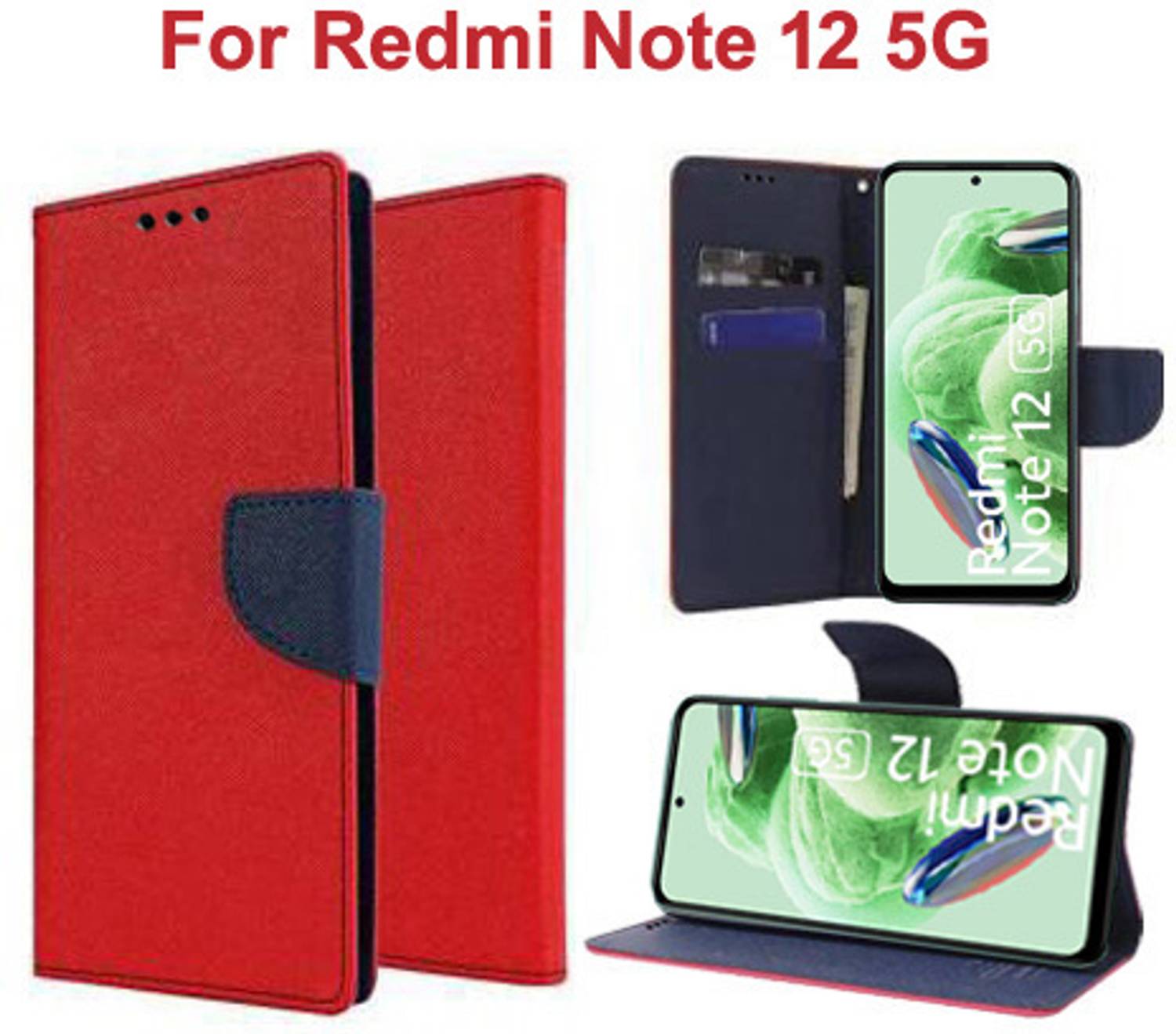 Carnage Flip Cover for Redmi Note 12 5G, POCO X5 5G