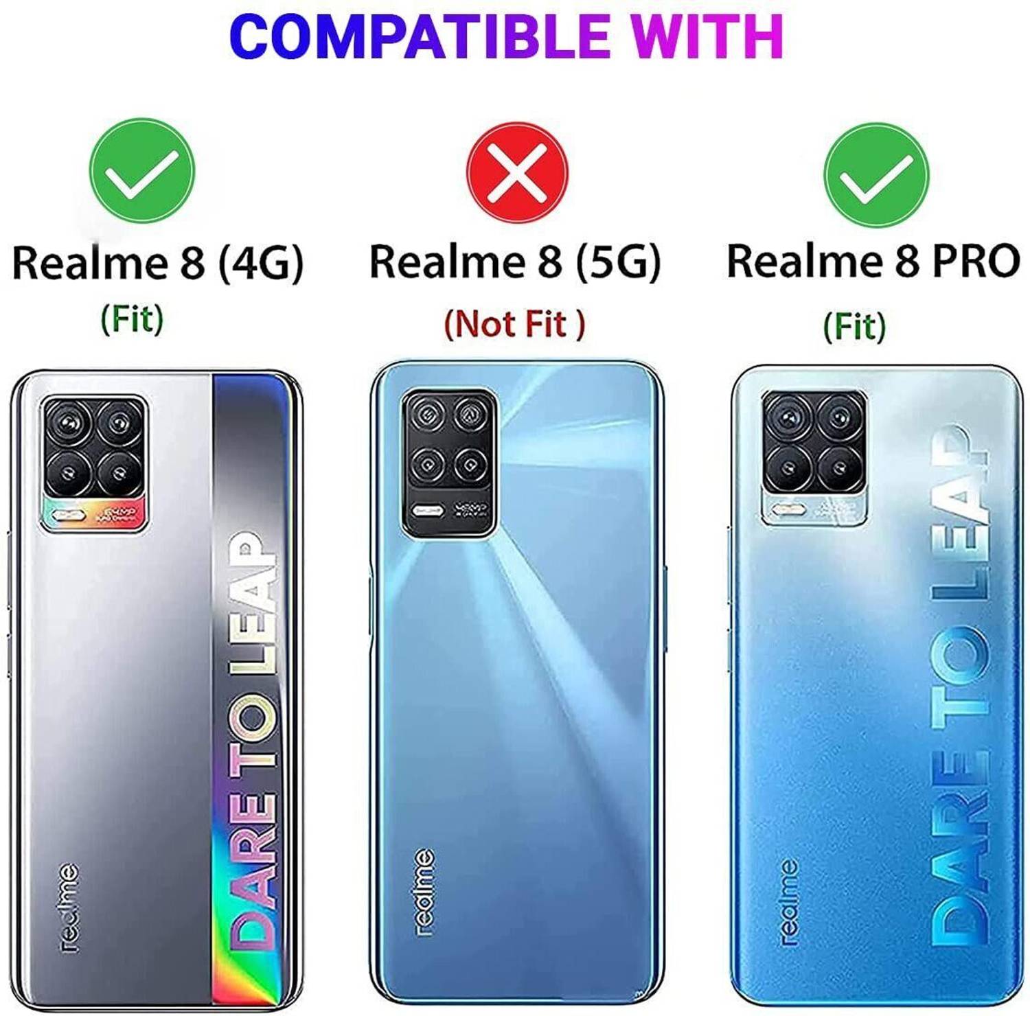 WEIOU Leather Folio Cover per Realme 8 5G / Realme Narzo 30 5G, Custodia in Pelle PU Magnetica Libro Flip Portafoglio con [Funzione Stand]. Nero