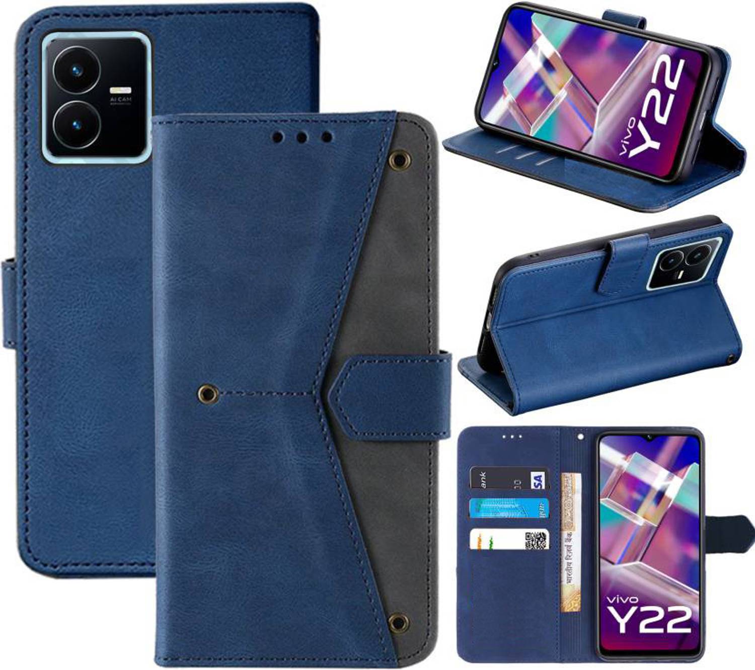 Aaghosh Flip Cover for Vivo Y22