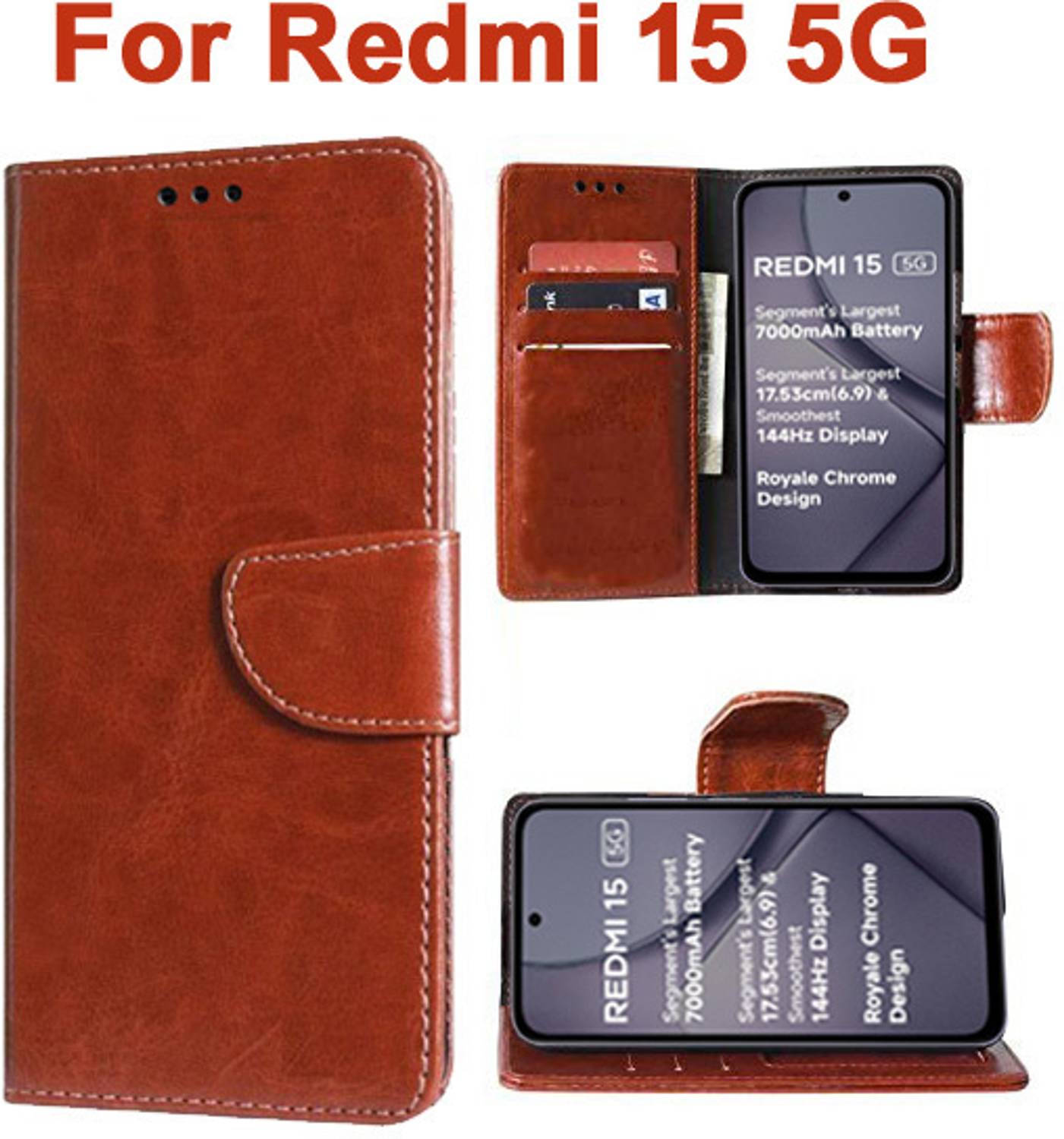 Carnage Flip Cover for Redmi 15 5G