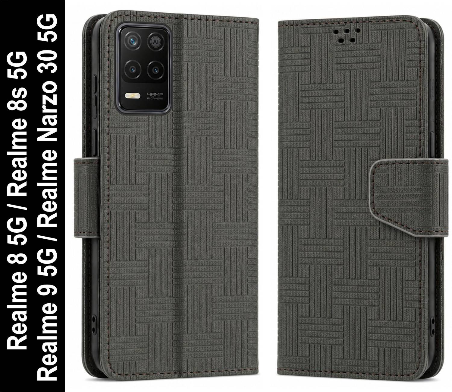 SBMS Flip Cover for Realme 8 5G/8s 5G/9 5G/Narzo 30 5G - Image 1