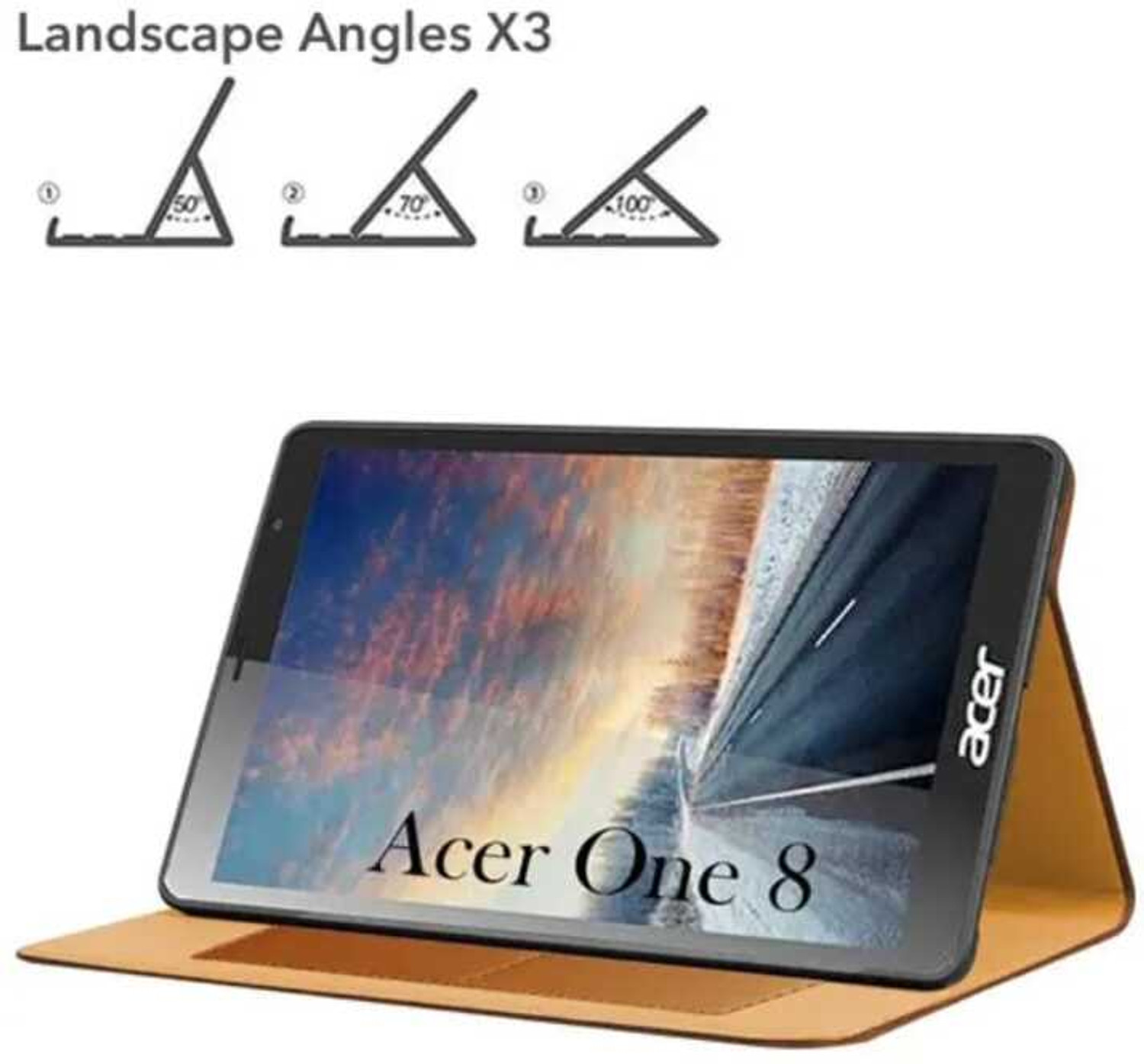Image of Saze Flip Cover for Acer One 8 T4-82L 8 inch