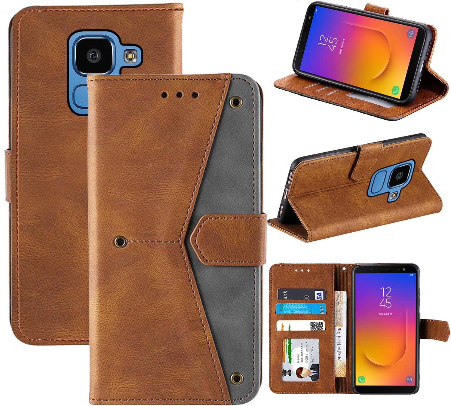Autofocus Flip Cover for Samsung Galaxy J6