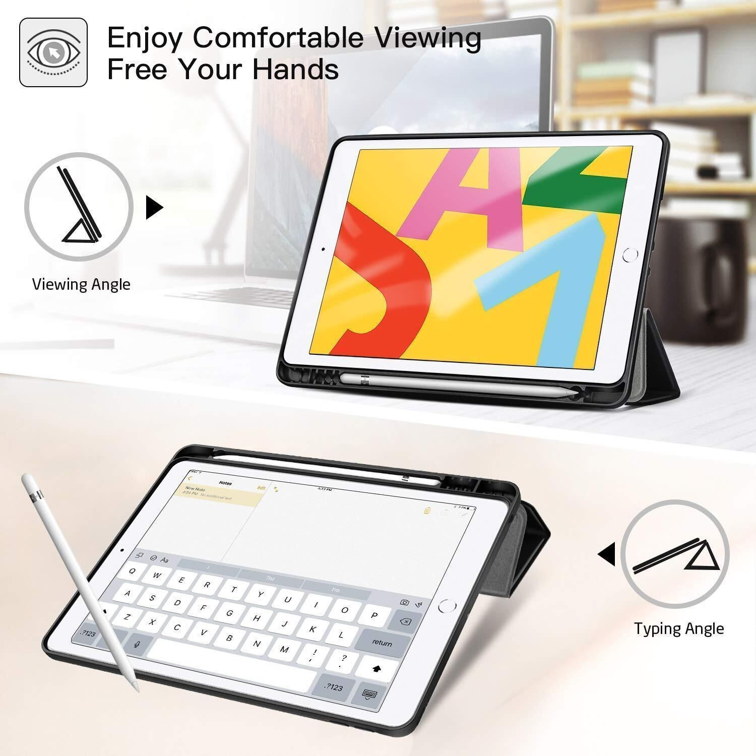 Image of ROBUSTRION Flip Cover for APPLE iPad 9th Gen 10.2 inch, iPad 7th 8th 9th Gen Generation 10.2 inch