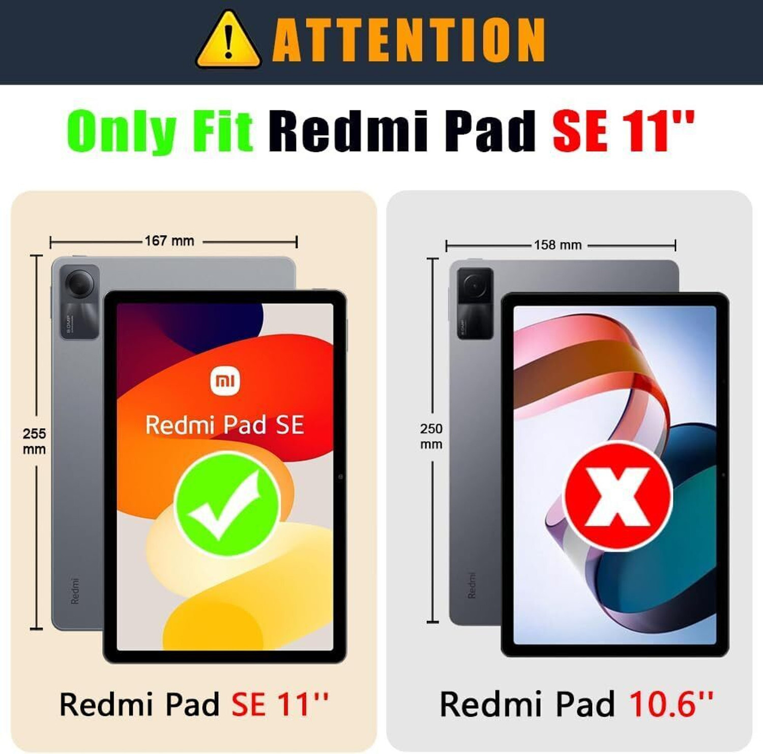 Image of Nice Assoseries HUB Flip Cover for Xiaomi Redmi Pad SE 11 inch