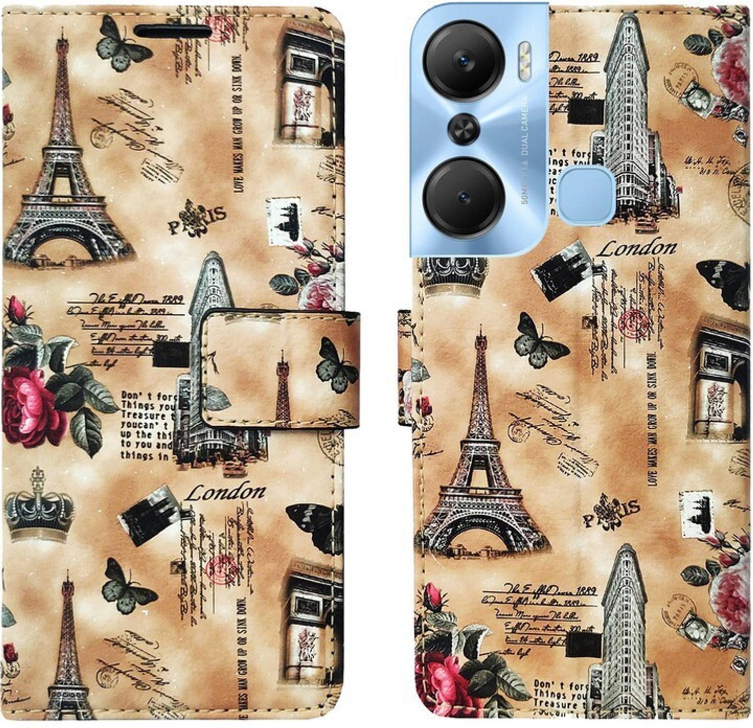 AD Enterprises Flip Cover for Infinix Hot 12 Pro 4G