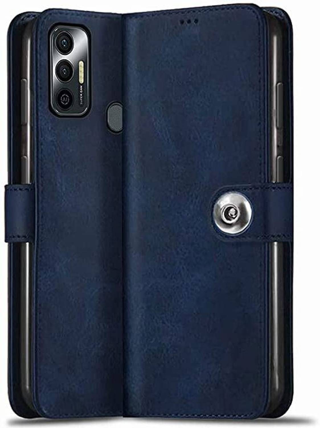 Coverage Flip Cover for Spark 7 / 7T / Tecno KF6P / R651