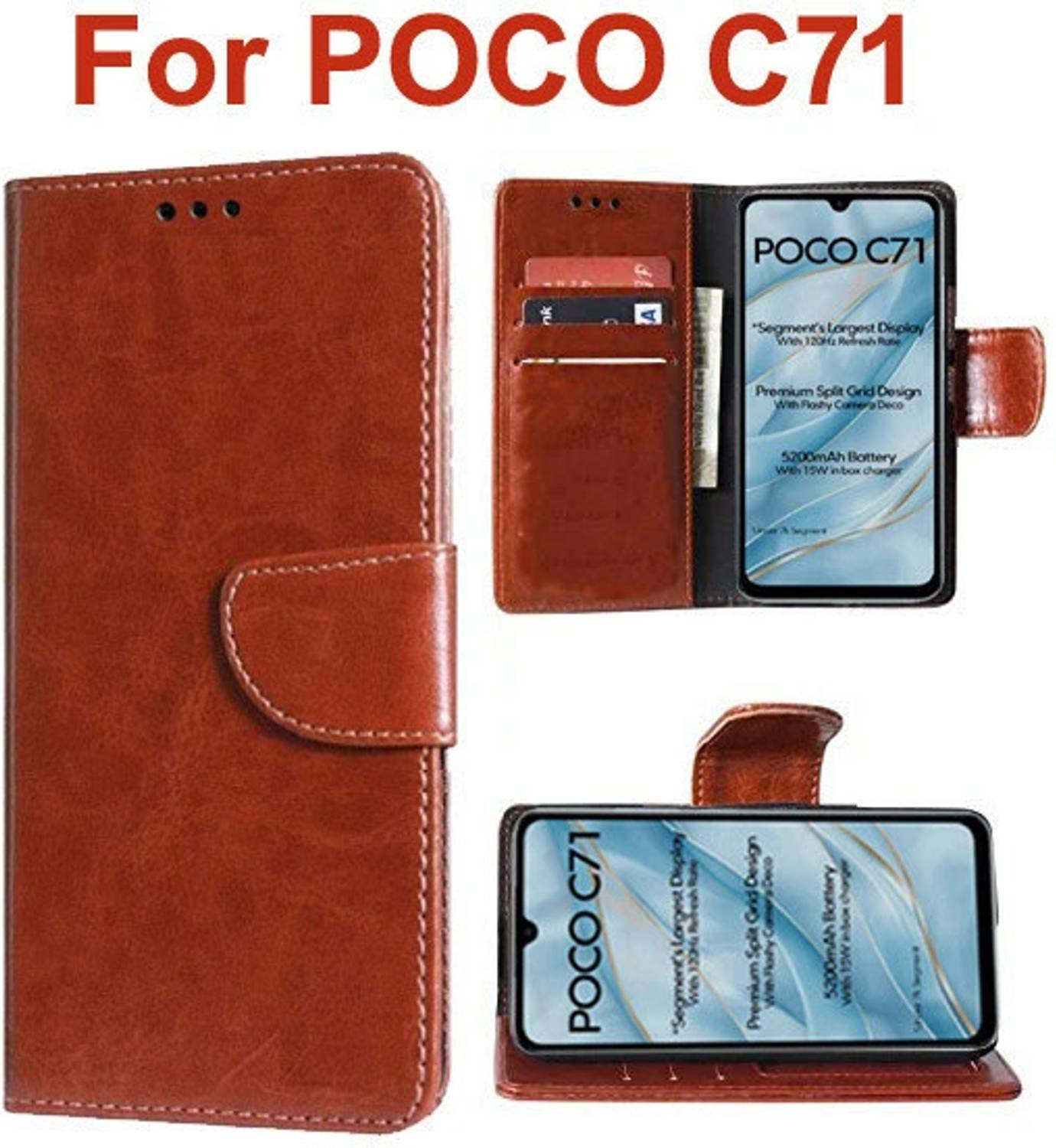 Carnage Flip Cover for POCO C71