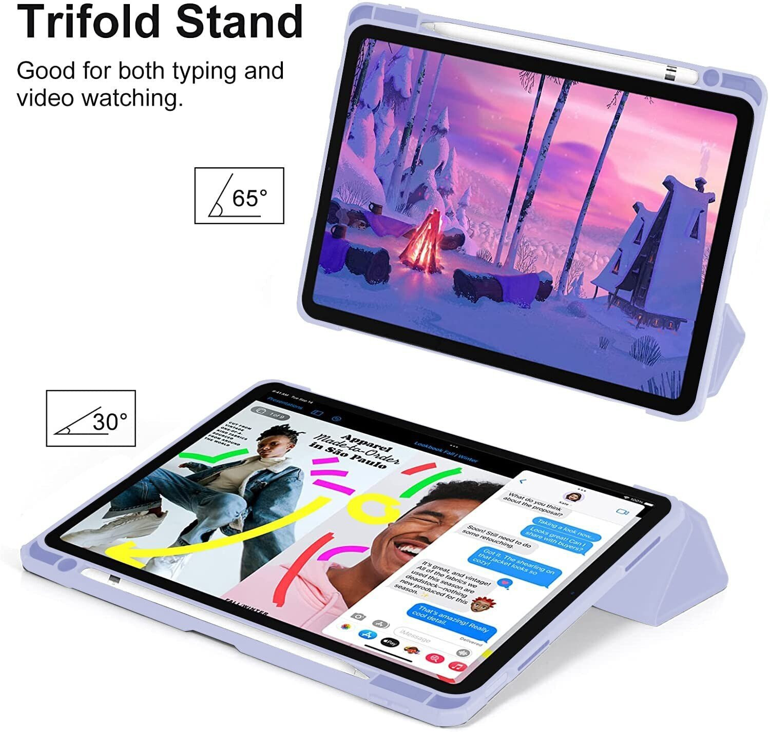 Image of ROBUSTRION Flip Cover for iPad 11th Generation A16 11 inch, iPad 10th Gen Generation 10.9 inch