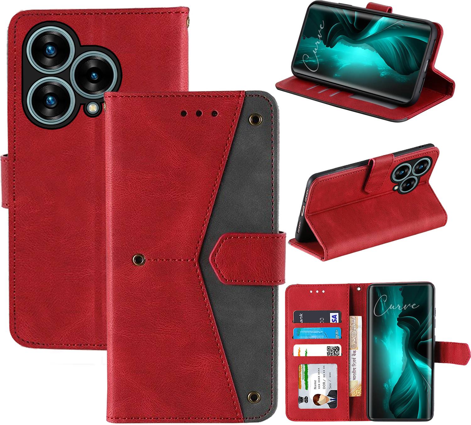 Autofocus Flip Cover for Lava Blaze Curve 5G
