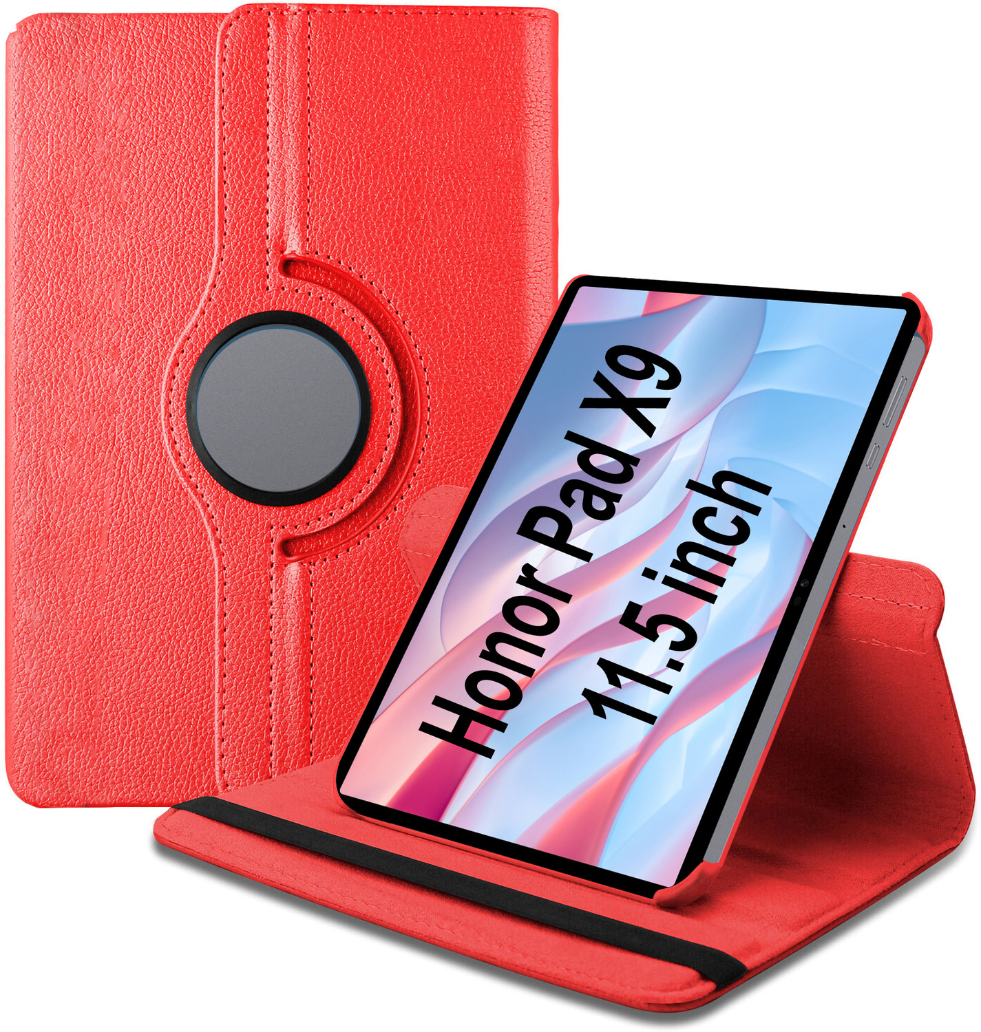 Image of TGK Flip Cover for Honor Pad X9 11.5 inch (Red, Dual Protection, Leather, Pack of: 1)