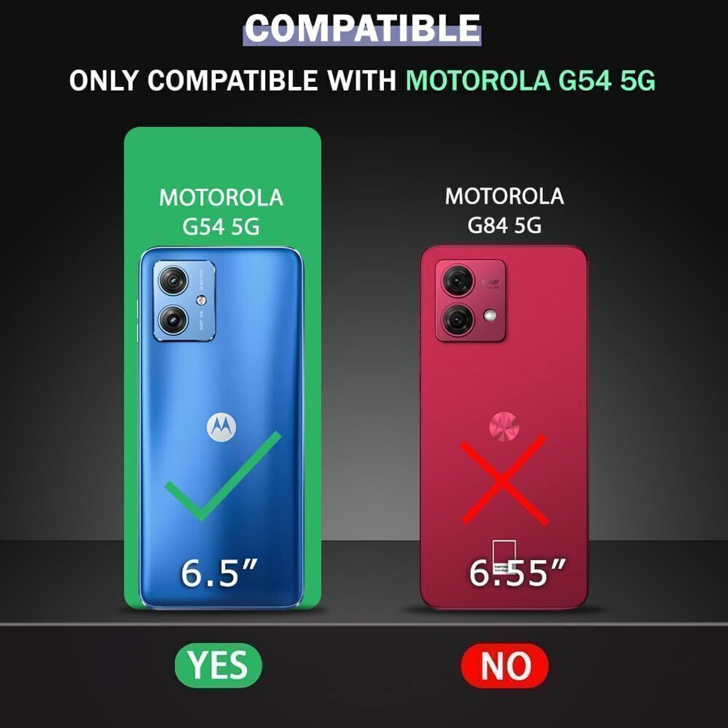 Image of KIVANO LUXE Flip Cover for Motorola G54 5G / Motorola G64 5G|Premium Leather|Magnetic Closure|Stand function