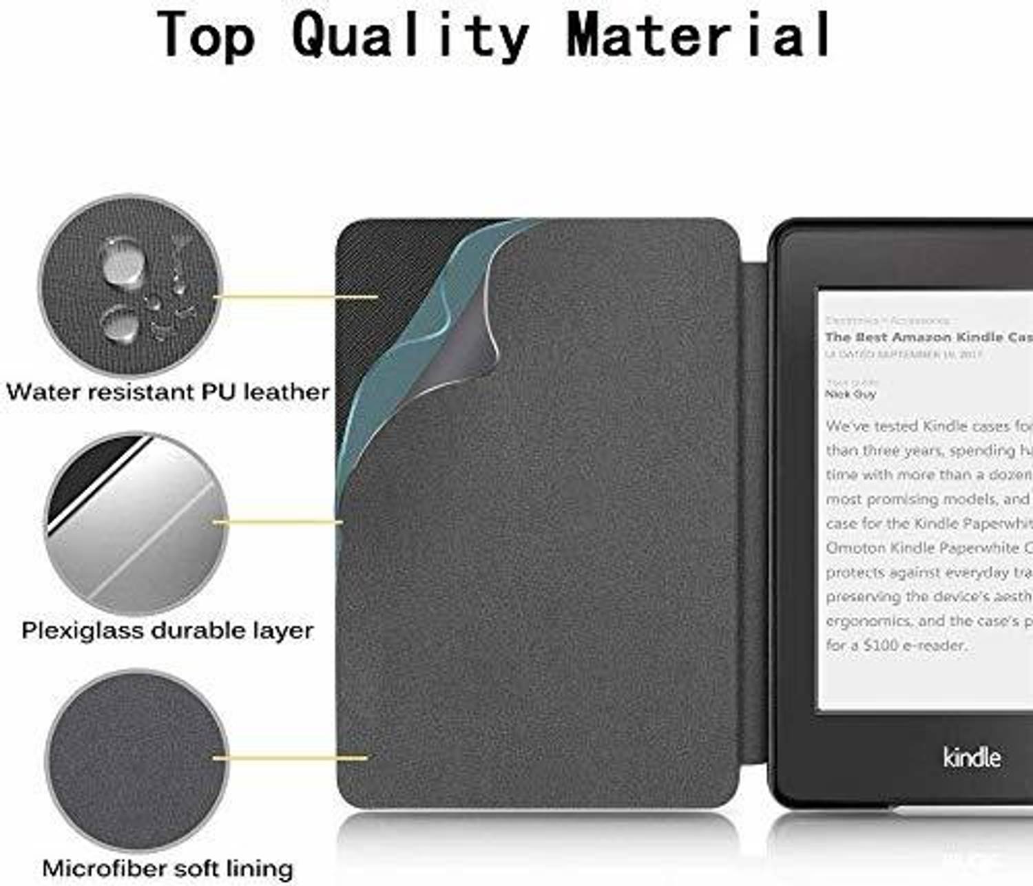 Proelite Flip Cover for Amazon Kindle Oasis 9th Gen & 10th Gen
