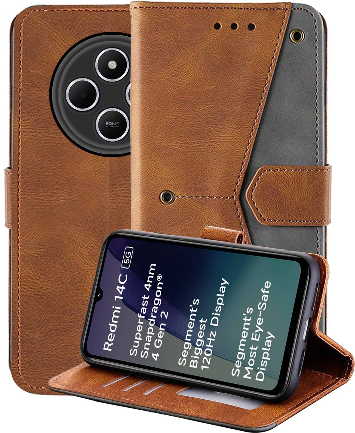 Autofocus Flip Cover for Redmi 14C 5G