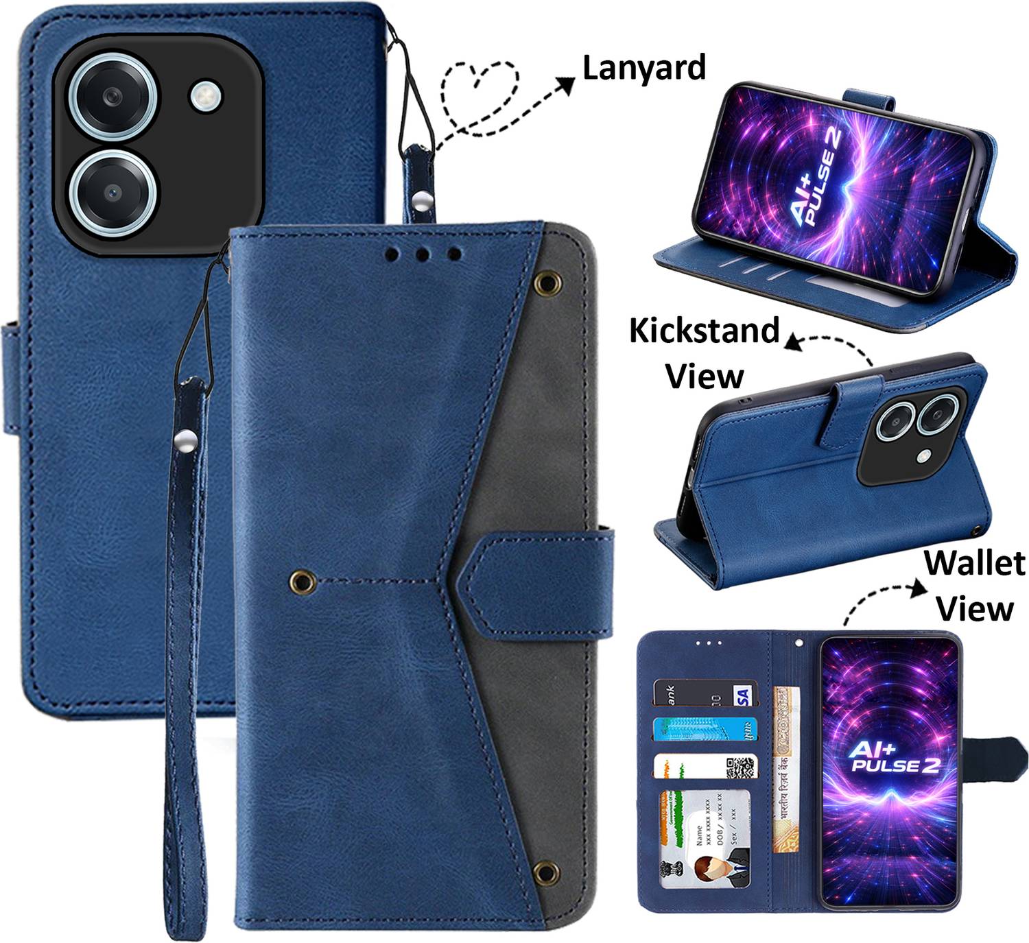 Autofocus Flip Cover for Ai+ Pulse 2
