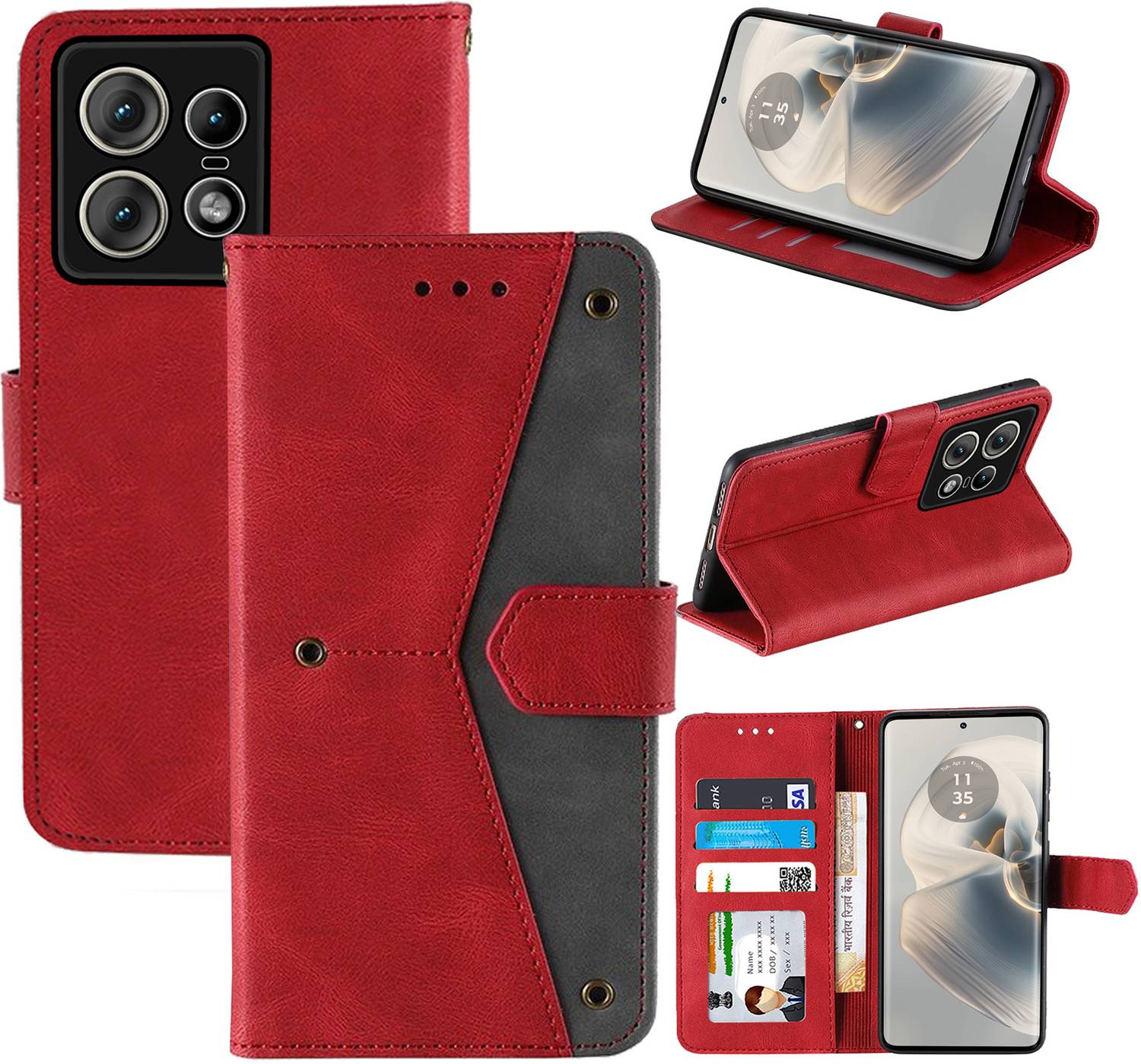 Autofocus Flip Cover for Motorola Moto Edge 50 Pro 5G