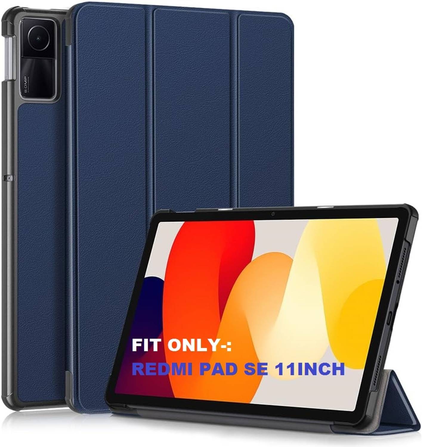 GLANDOTU Custodia per Xiaomi Redmi Pad SE 11 pollici 2023 Custodia con pennino e portapenne - Ultra Sottile Flip PU Pelle Cover Case per Redmi Pad SE Cover (marrone