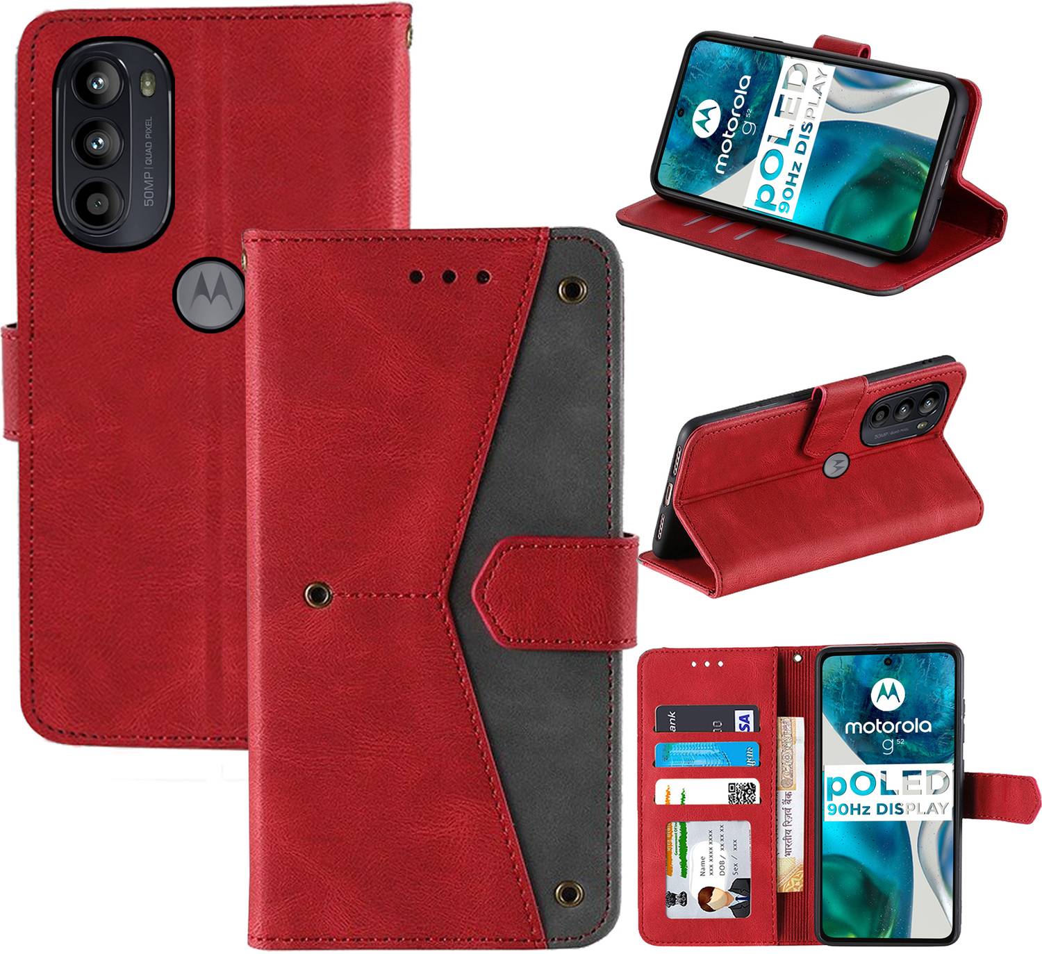 Autofocus Flip Cover for Moto G52