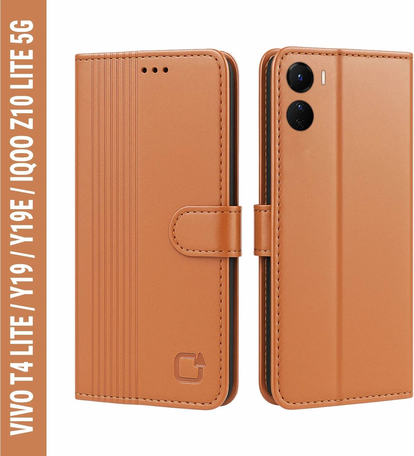 AIBEX Flip Cover for Vivo T4 Lite 5G / iQOO Z10 Lite 5G / Vivo Y19 5G / Vivo Y19e|Inbuilt Wallet & Card Slots