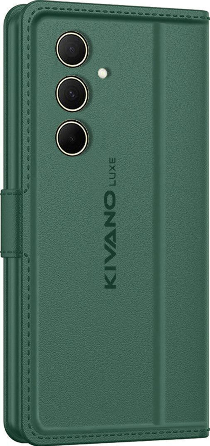 Image of KIVANO LUXE Flip Cover for Samsung Galaxy A35 5G / Samsung Galaxy A55 5G|Premium Leather|Magnetic Closure|Stand